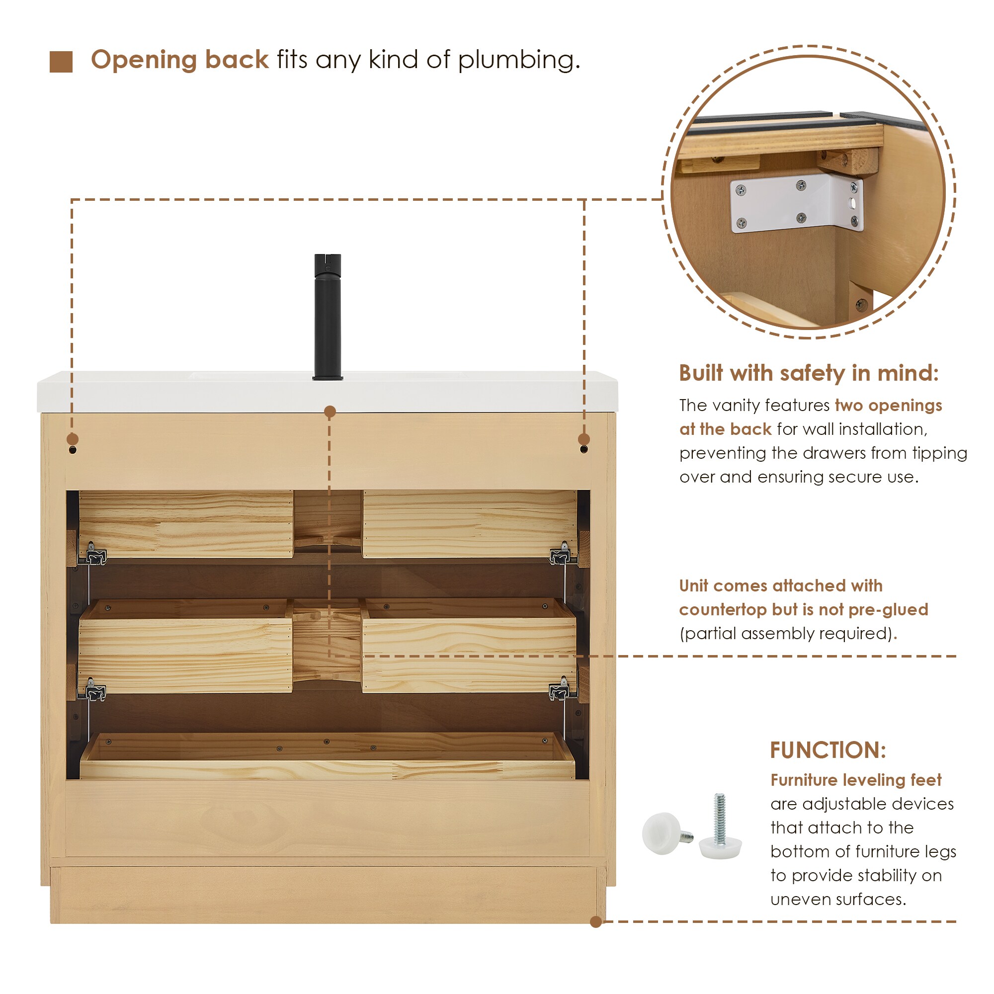 Altair 579036-WO-WH Bath-Vanity-Combo - View #13