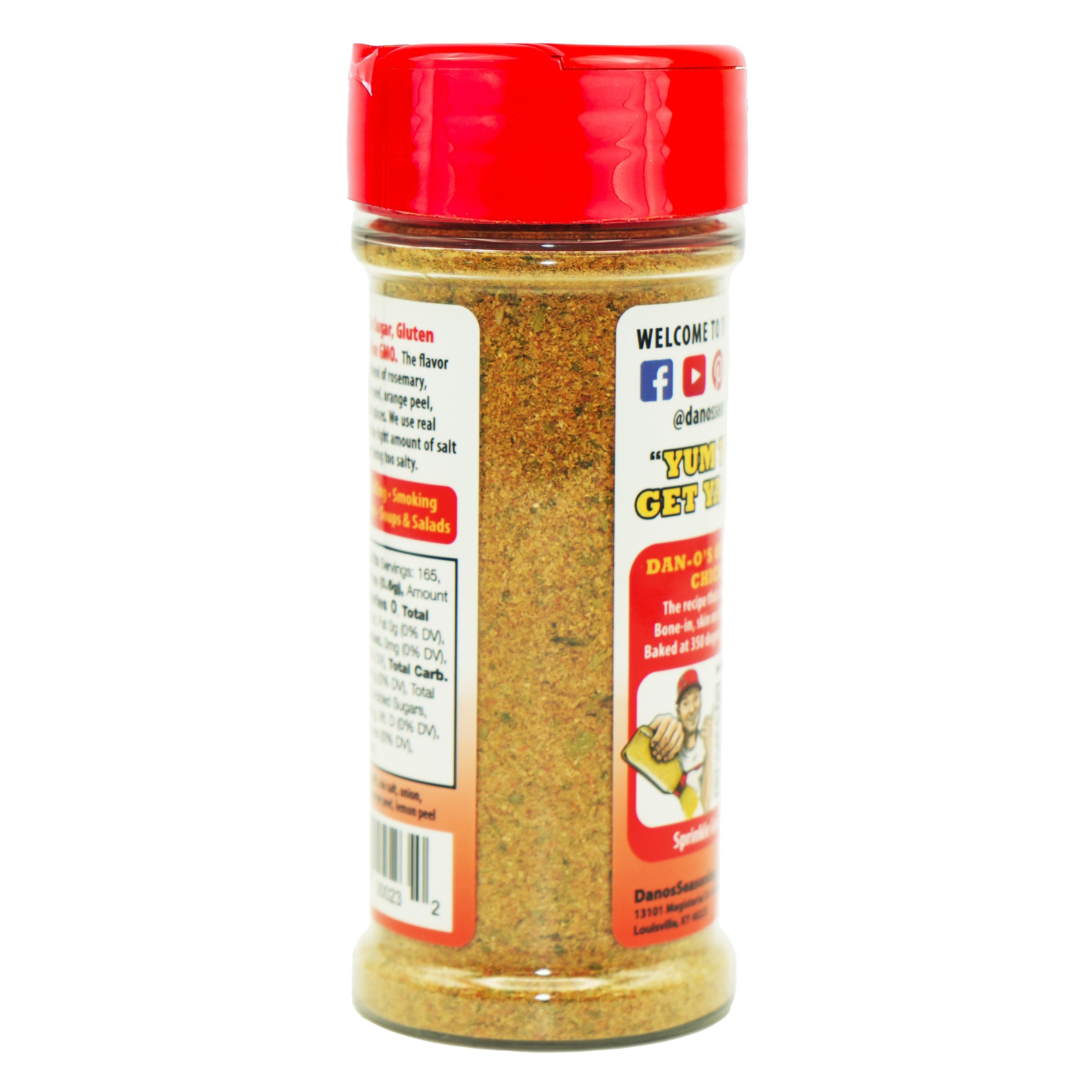 Dan-O's Spicy Seasoning - All-Natural, Low Sodium, Zero Sugar, 3.5oz