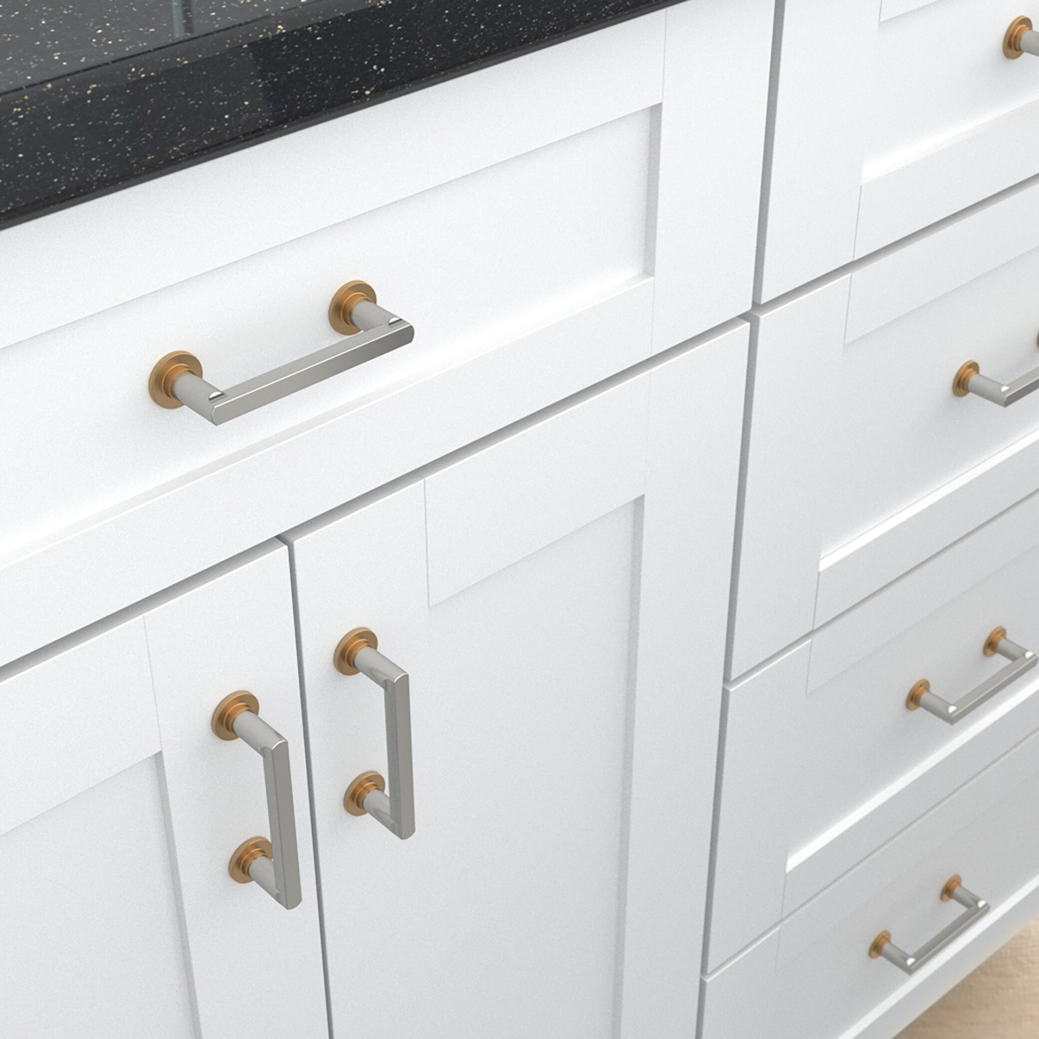 Origin 21 CAB-076-438-SN-BG-6P Cabinet-Pulls - View #7