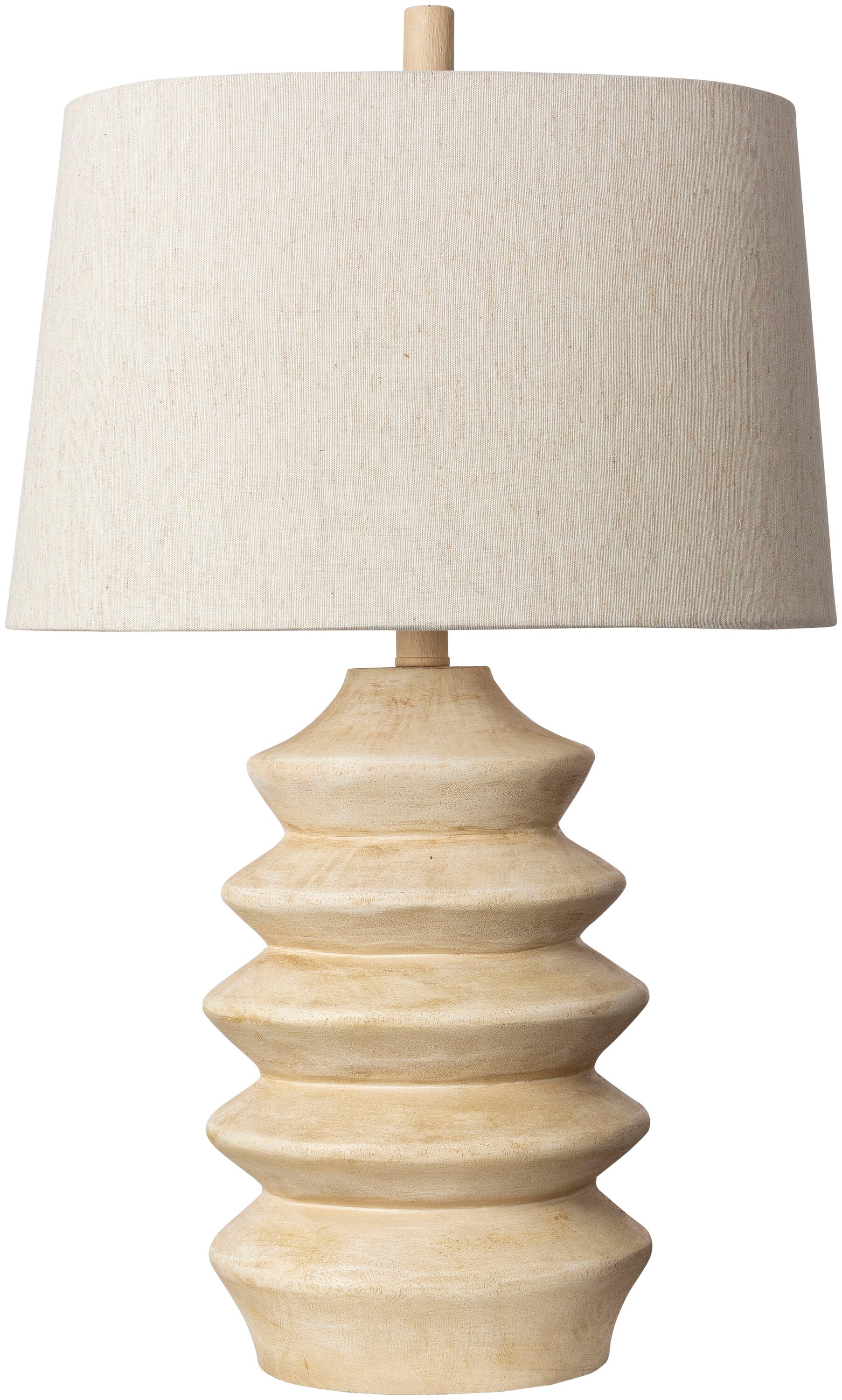 Livabliss ETY-001 Arrietty 16.25-in Cream 3-way Table Lamp with Linen Shade
