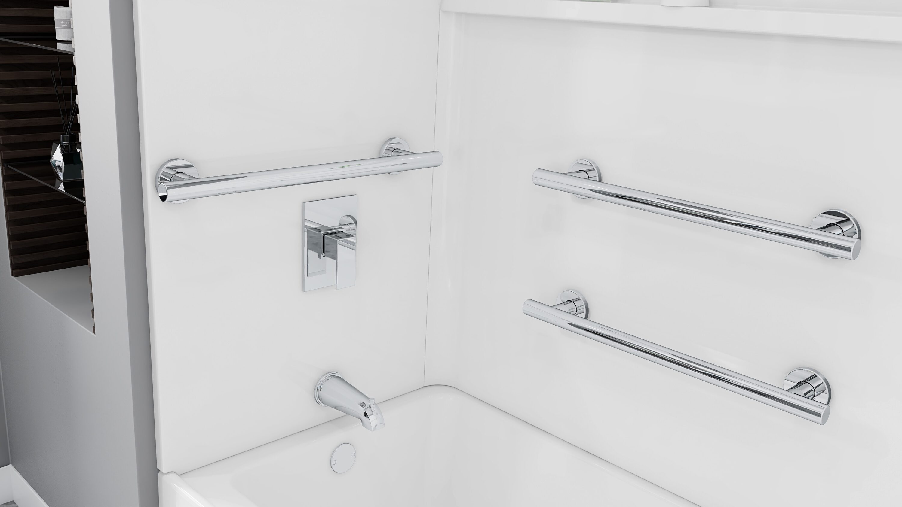 Swanstone OP6032TSLAF.010 Tub-Shower-Combo - View #6