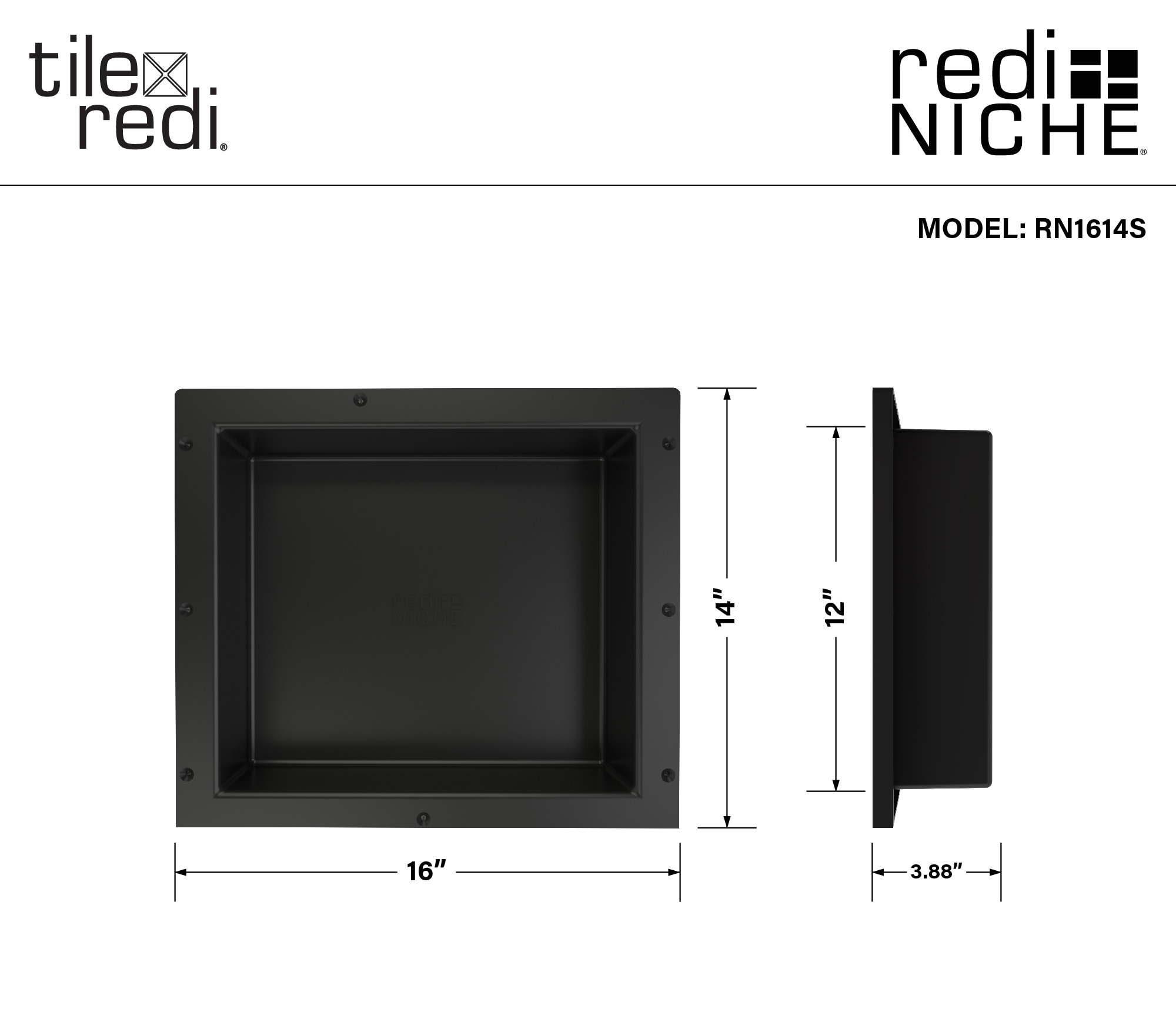 Tile Redi RN1614S-BI Shower-Accessories - View #4