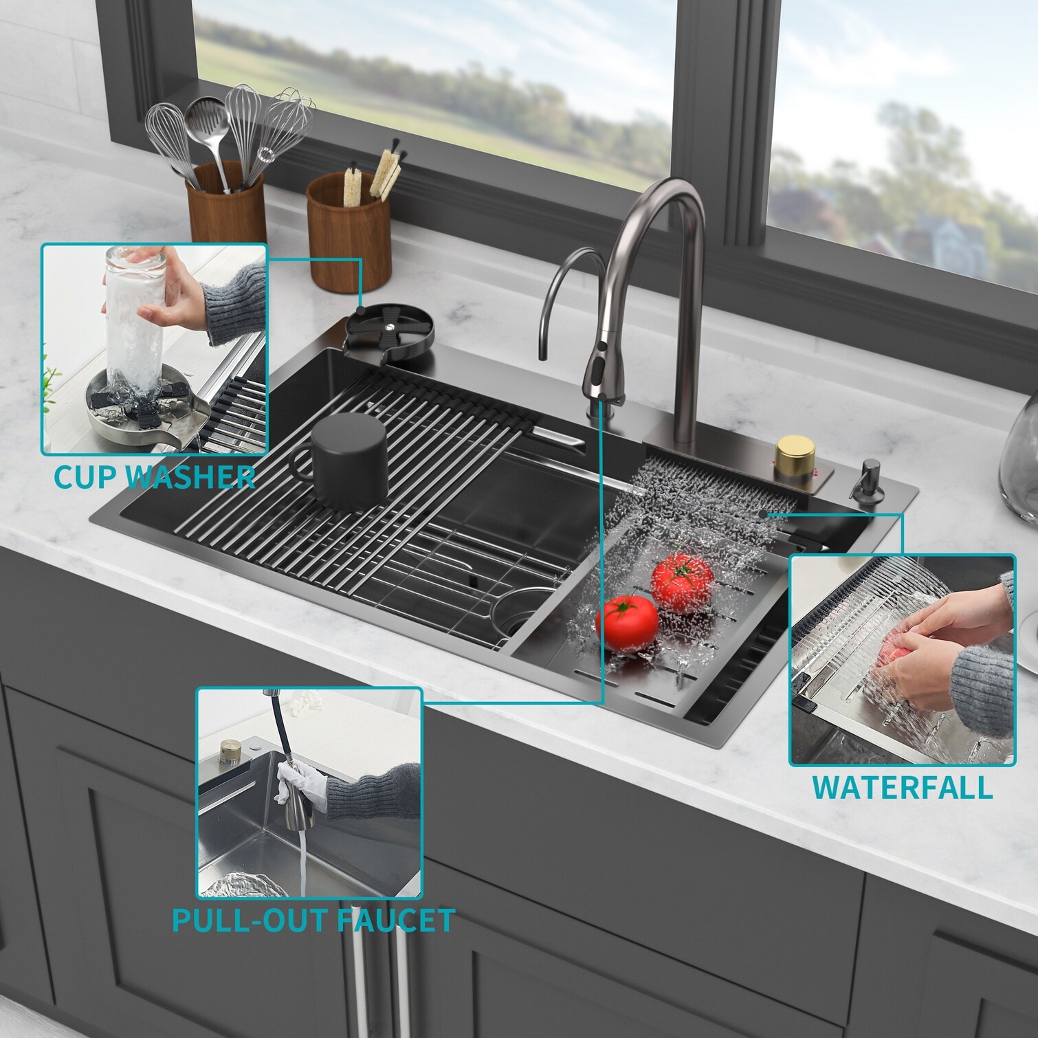 SunJet 2TLP1QMG3HQ2 Kitchen-Sinks - View #9