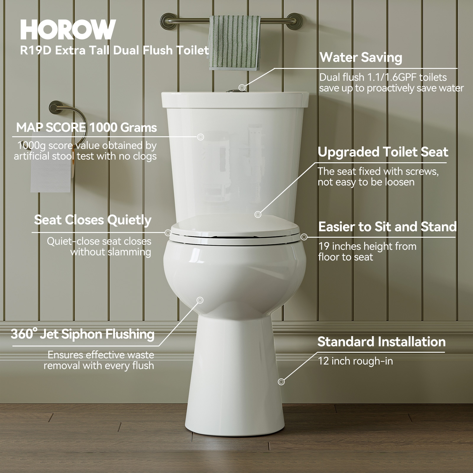 HOROW HR-R19D toilets - View #7