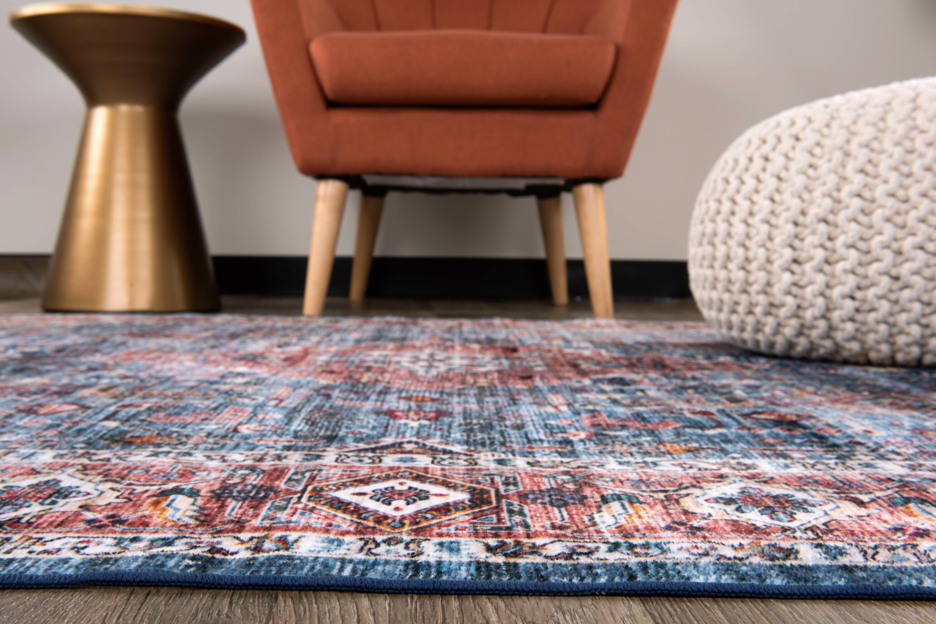 World Rug Gallery 7024BLUE5X7 rugs - View #5