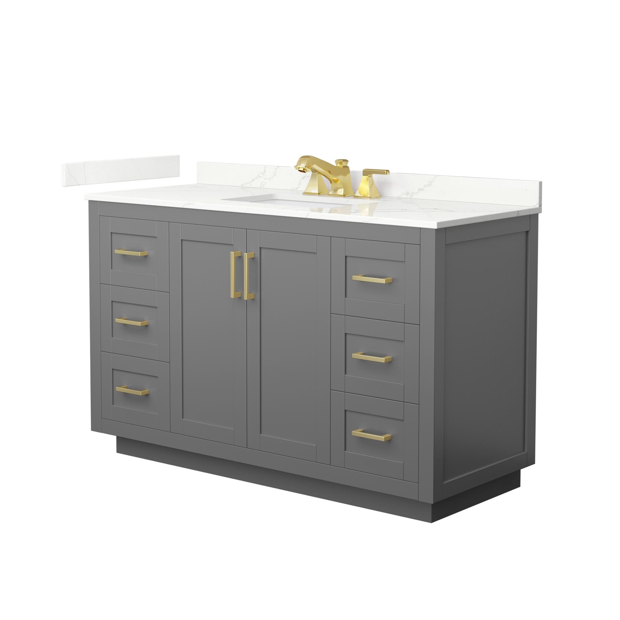 Wyndham Collection WCF292954SGGGTUS3MXX Bath-Vanity-Combo - View #2