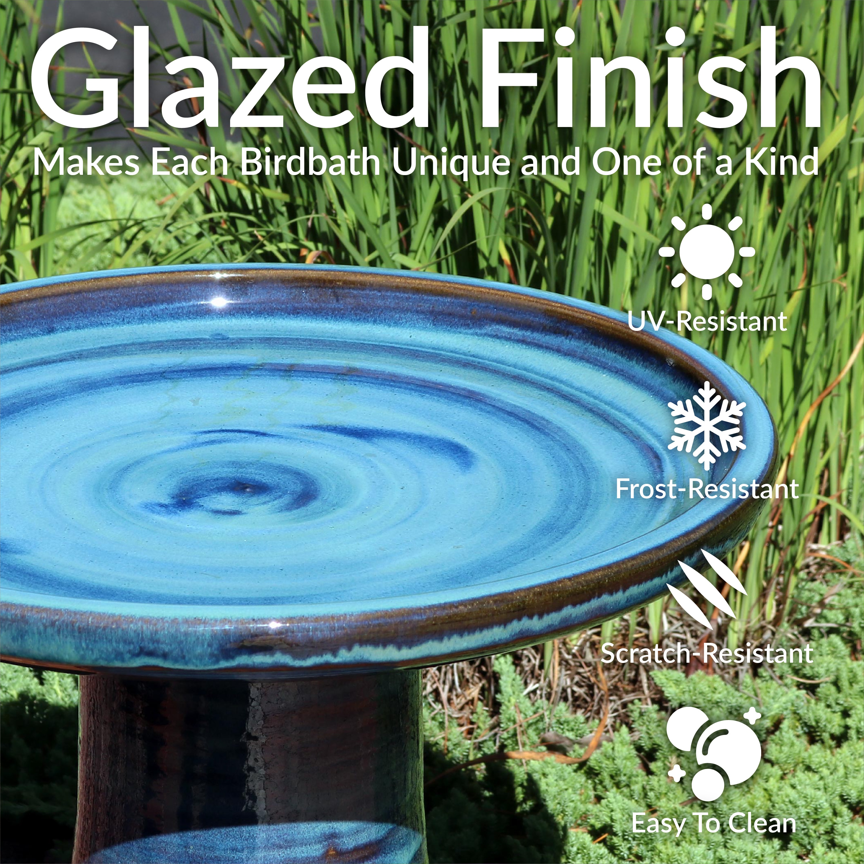 Sunnydaze Decor AP-343 birdbaths - View #9