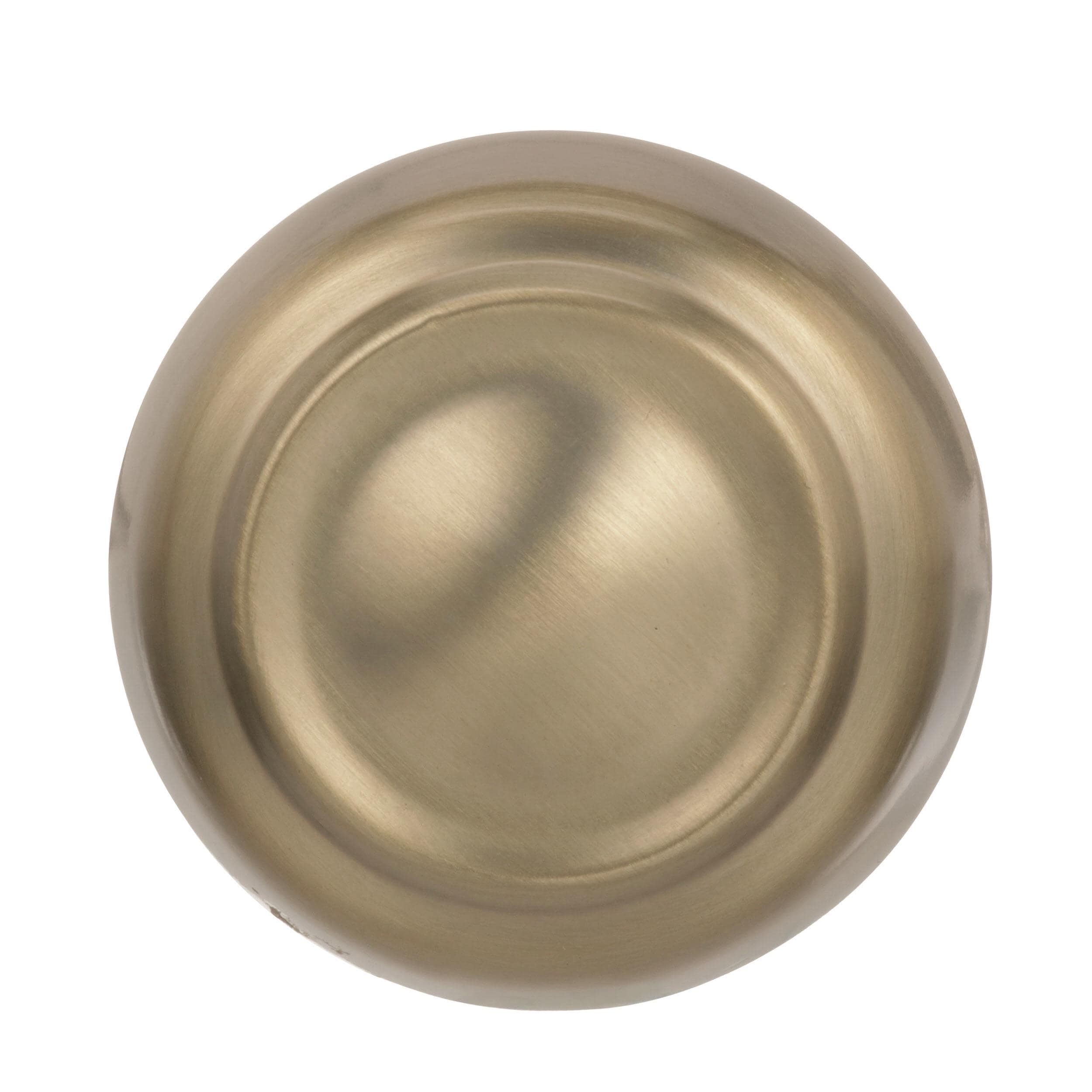 Golden Champagne Round Cabinet Knob with Mounting Hardware