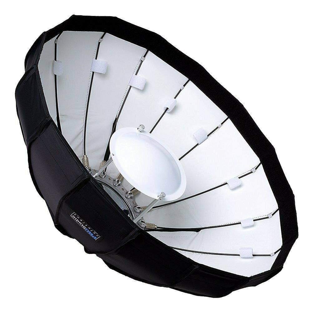 Fotodiox FTDX497  24 in. EZ-Pro Studio Solutions Beauty Dish and Softbox Combination with Broncolor Speedring for Broncolor, Visatec and Compatible- Quick Colla-PSIble, Soft White