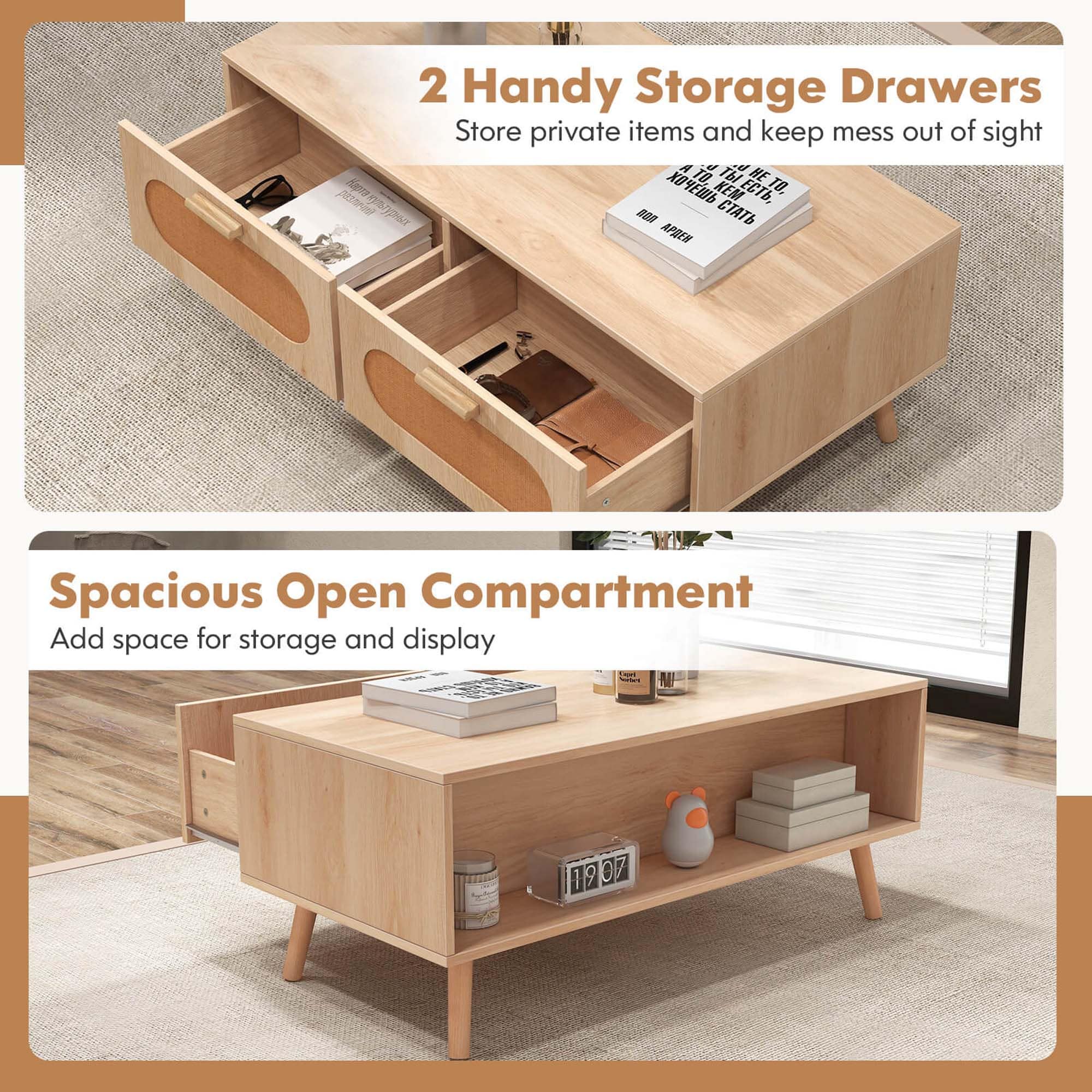 Costway HCST06481 Coffee-Tables - View #6
