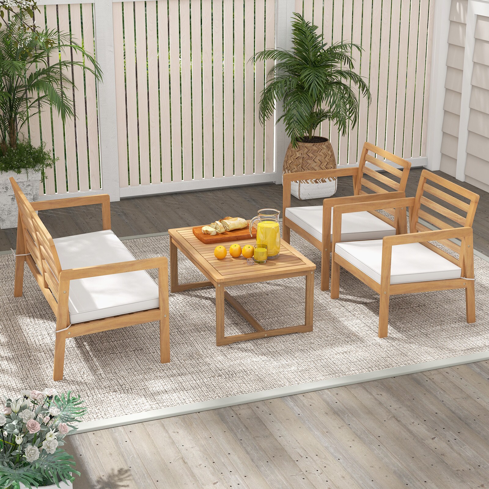 Slickblue D-CO-HW31827WH Patio-Conversation-Sets - View #8