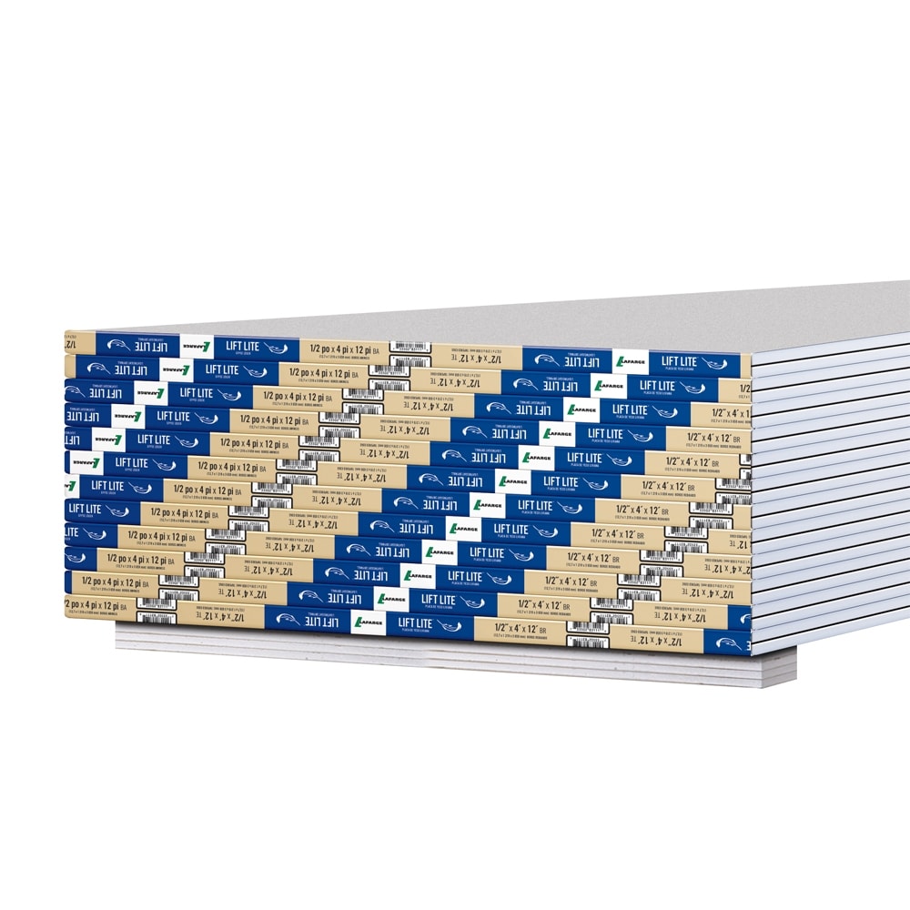 Continental Building Products 1248LLT120000 1/2-in x 4-ft x 12-ft LiftLite Drywall Panel
