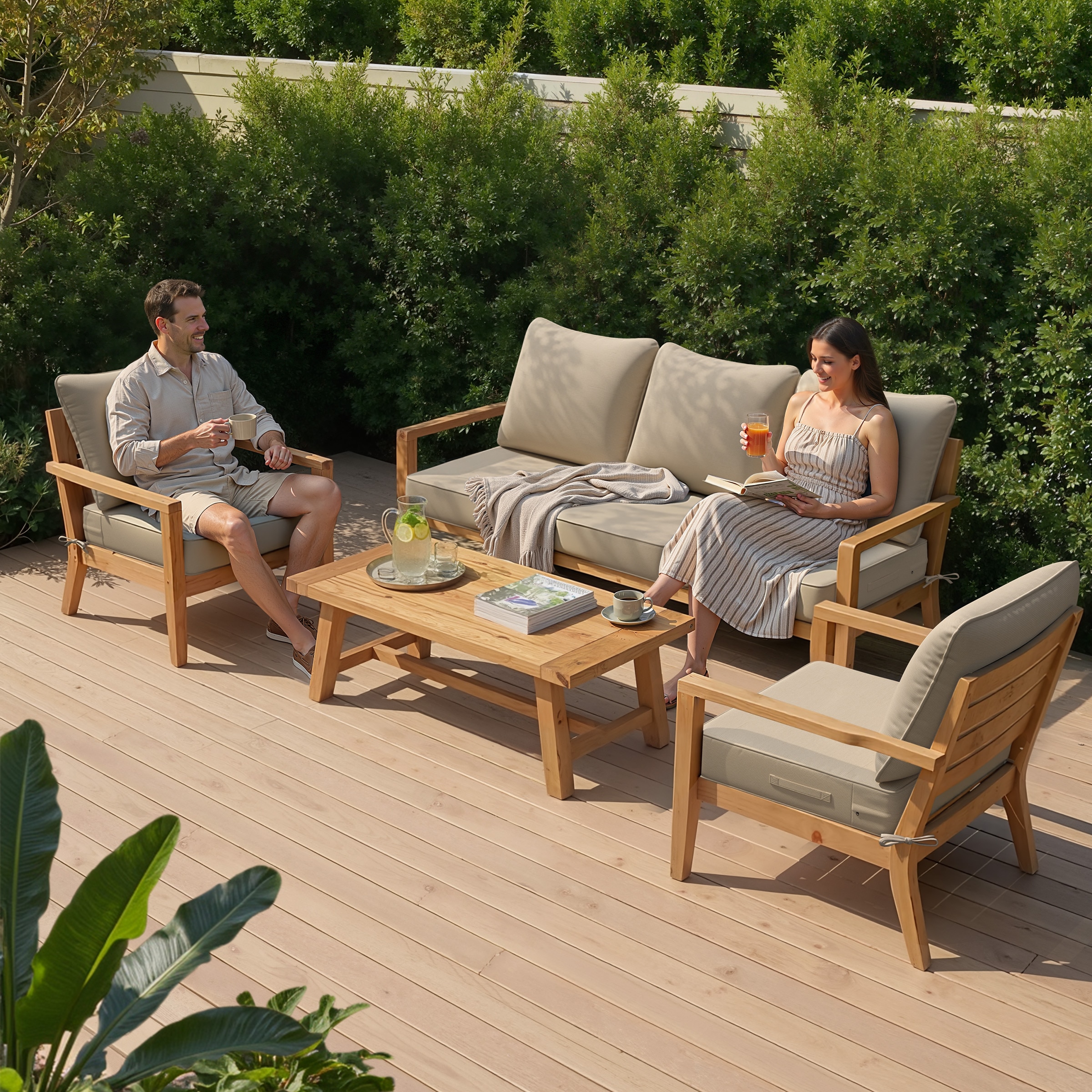 Pellebant ST25-CU112BEI-2 Patio-Furniture-Cushions - View #10