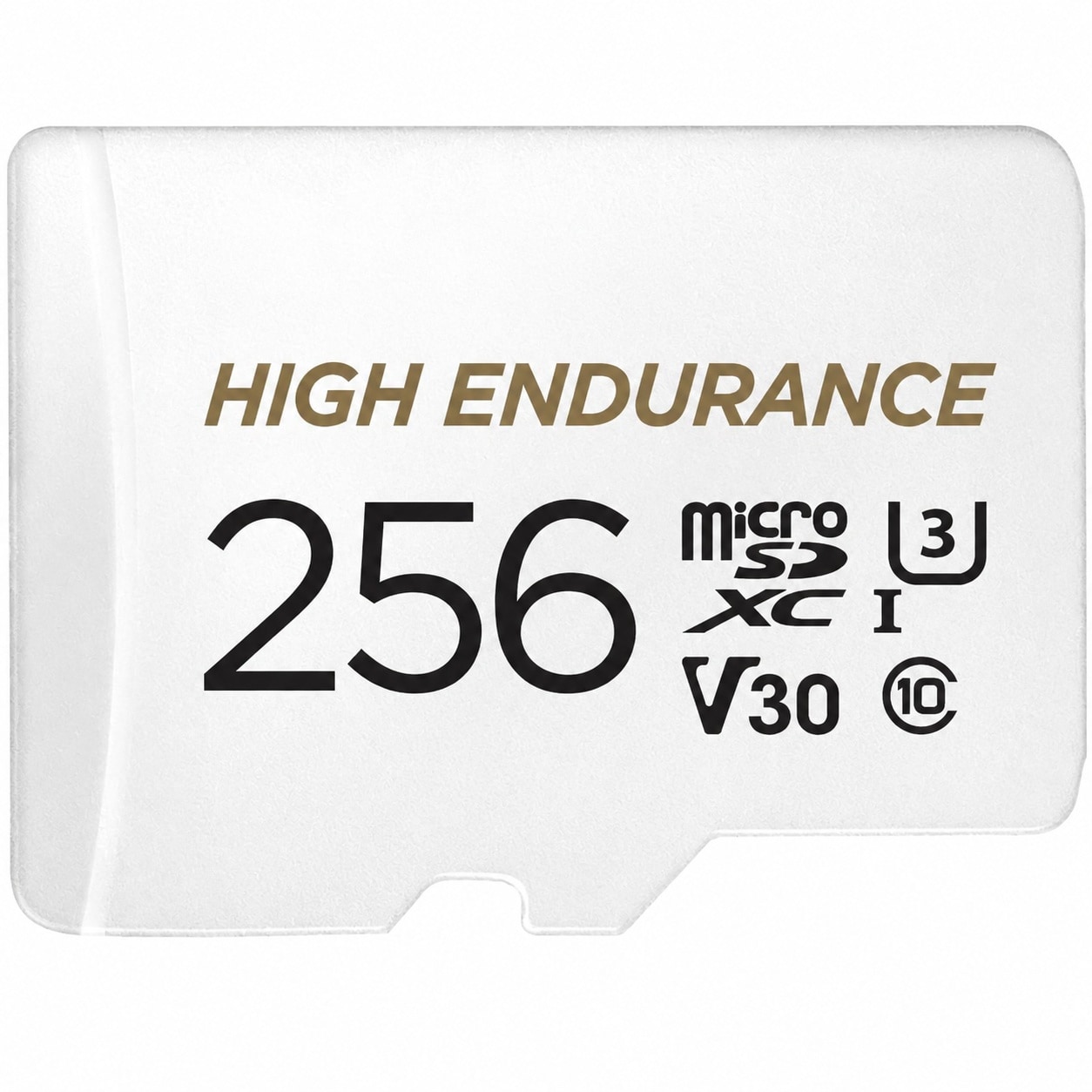 Vrbgify  256GB microSDXC Card with Adapter High Endurance for Dash Cam and Home Monitoring 4K UHD C10 U3 V30 Durable Design Temperature Water