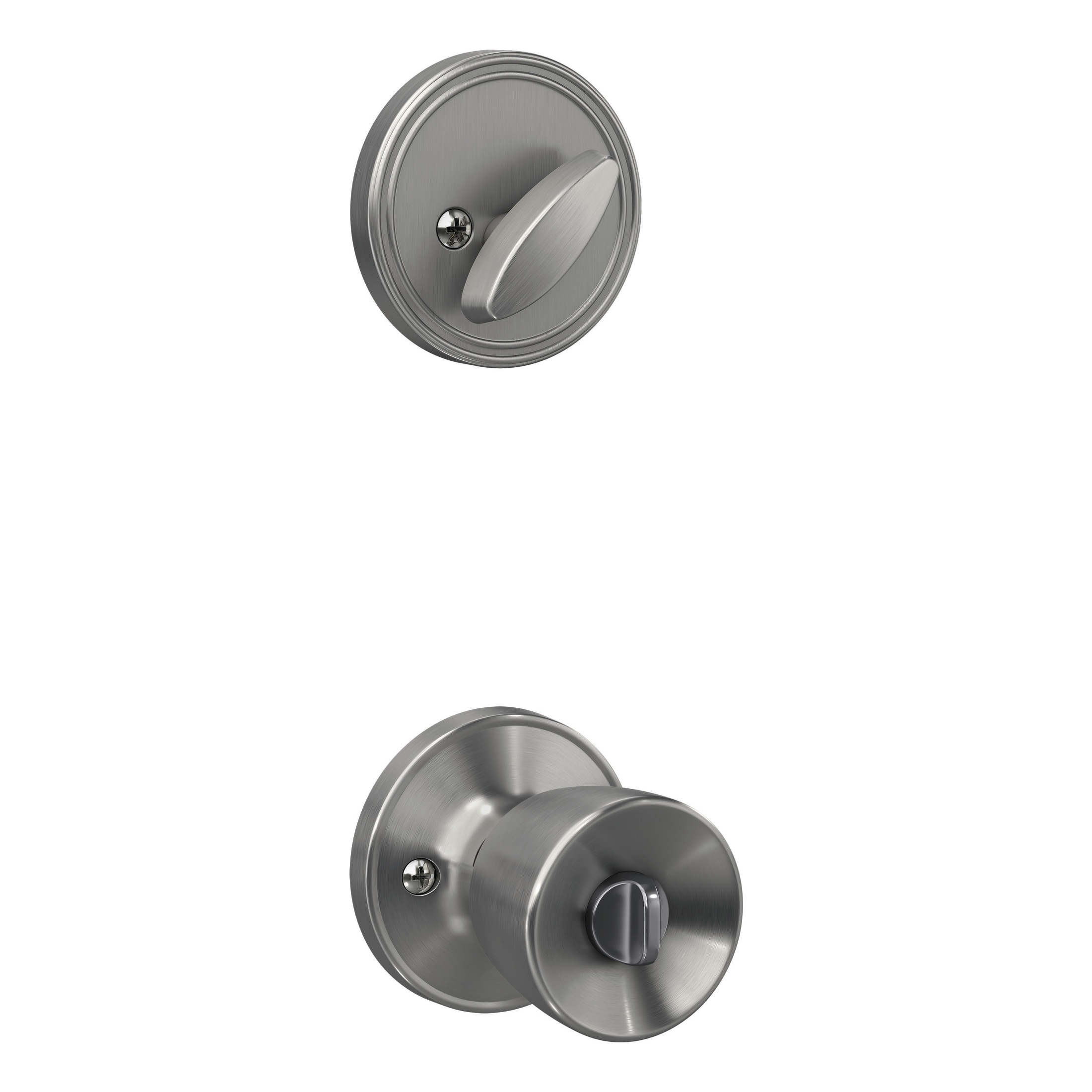 Schlage Bell Satin Chrome Single Cylinder Deadbolt and Keyed Entry