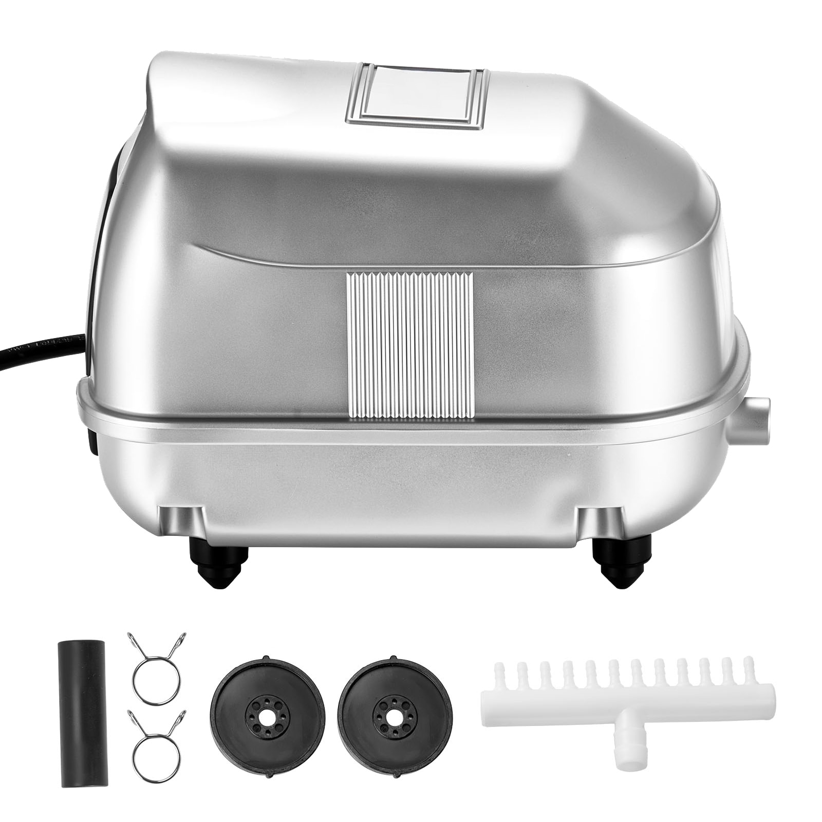 GIVIMO - 35W Linear Air Pump 792-GPH Septic Aerator Pump Aeration System for 8-ft Deep Ponds Sept...
