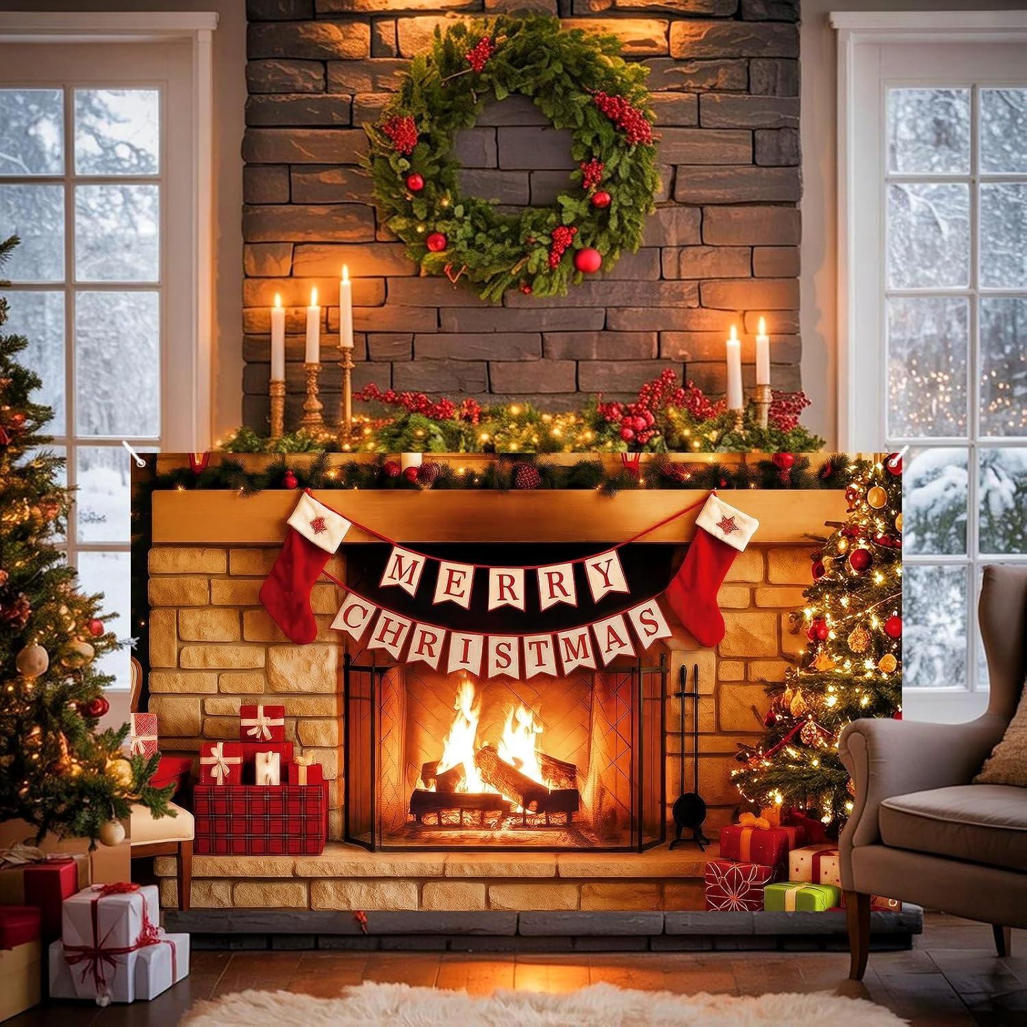 Jobkoo JK762740232096 Table-Christmas-Decorations - View #6