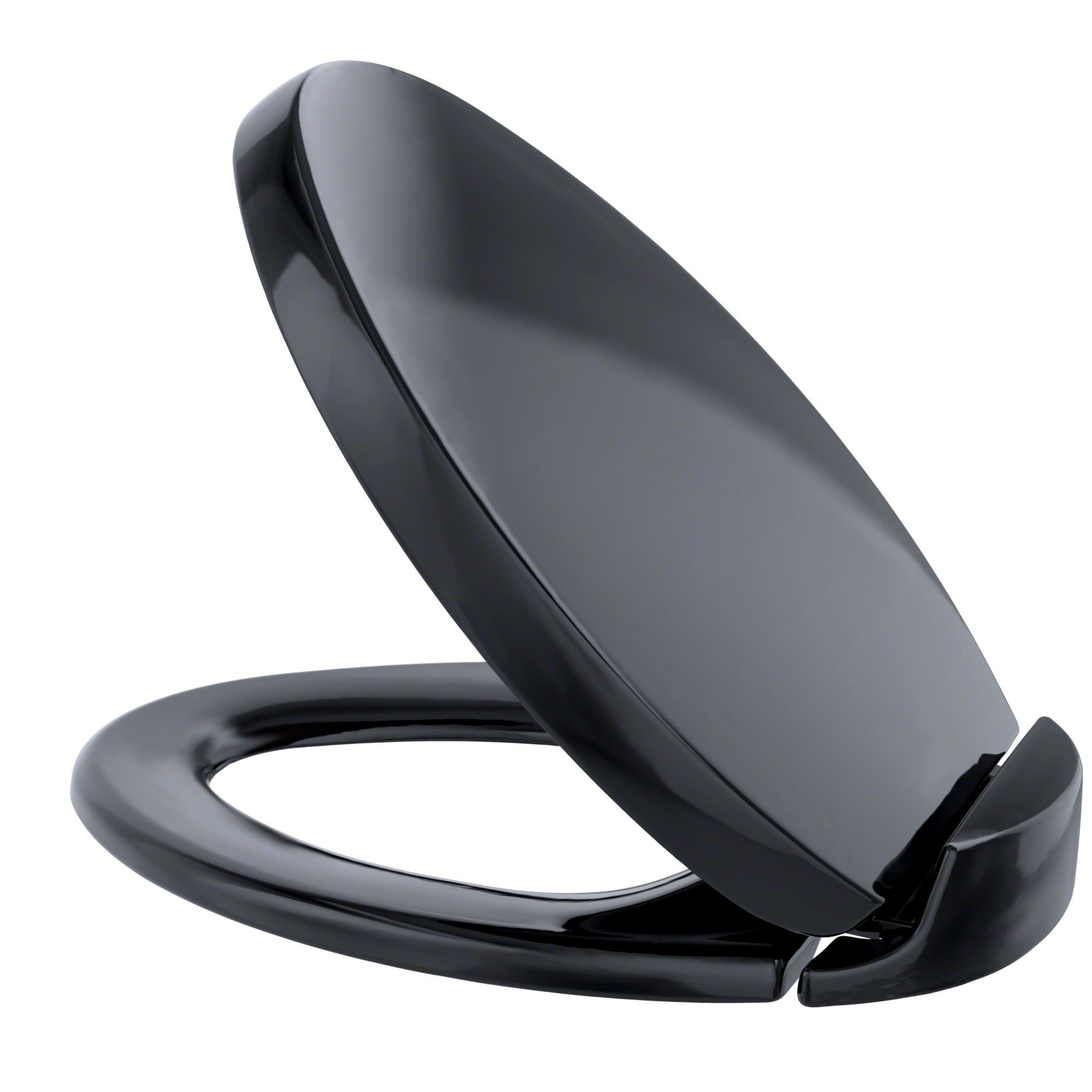 Toto Plastic Ebony Elongated Soft Close Toilet Seat In The Toilet Seats