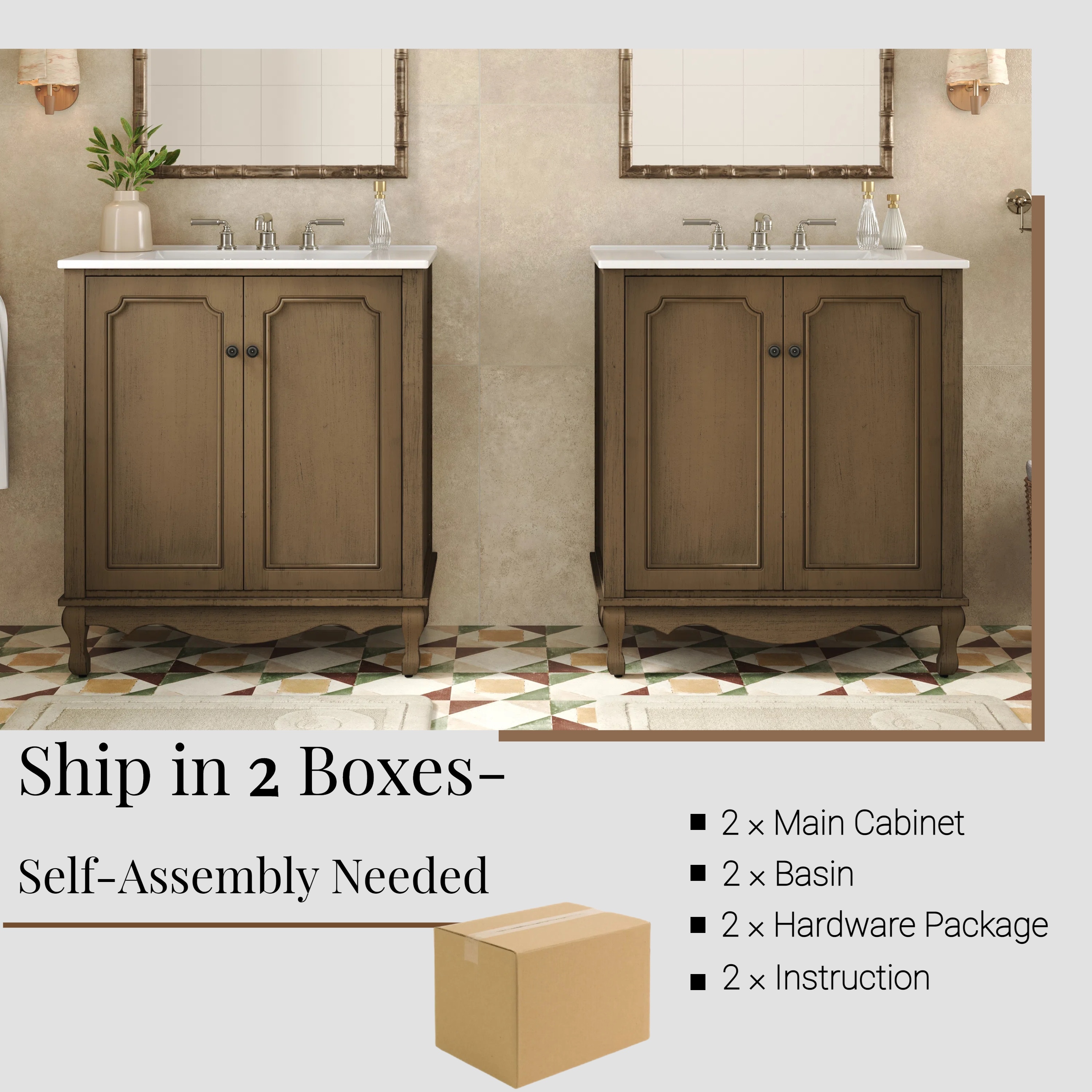 Forclover CNE-P245317L Bath-Vanity-Combo - View #4