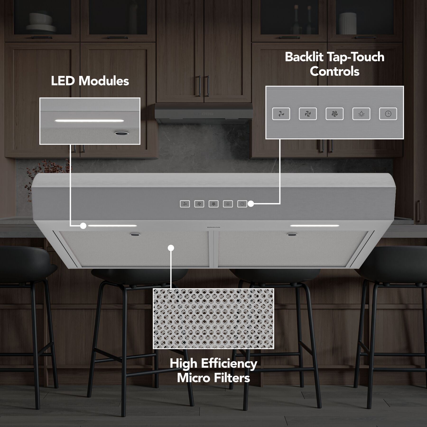 Broan MTR2303SS Undercabinet-Range-Hoods - View #2