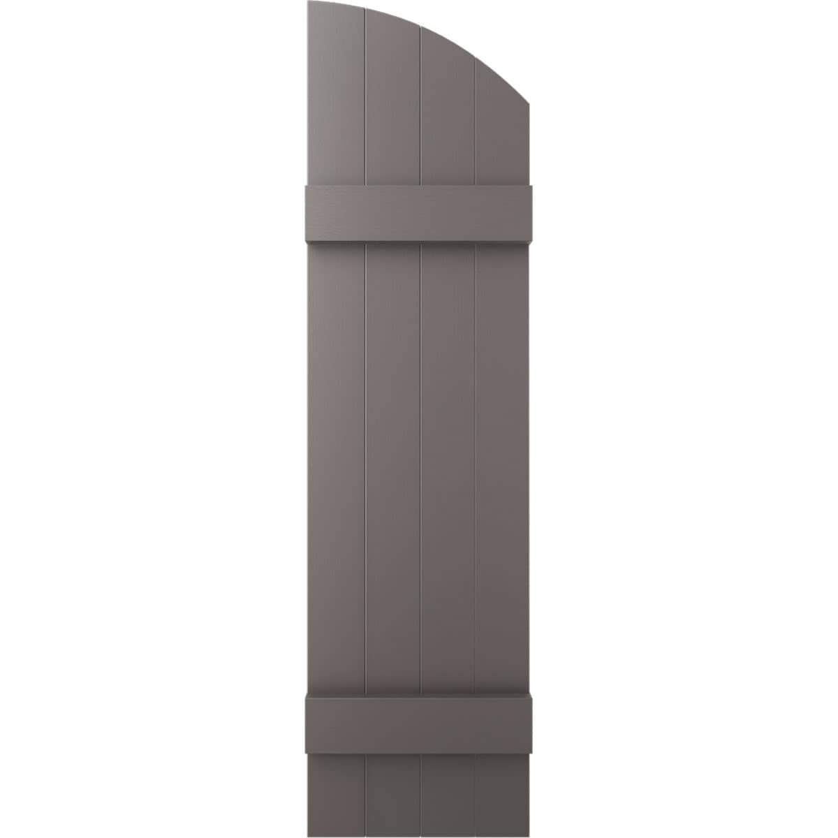 Ekena Millwork LJ6S14X05300MS 14-in W x 53-in H Musket Brown Board and batten Exterior Shutters ( 2 -Pack )