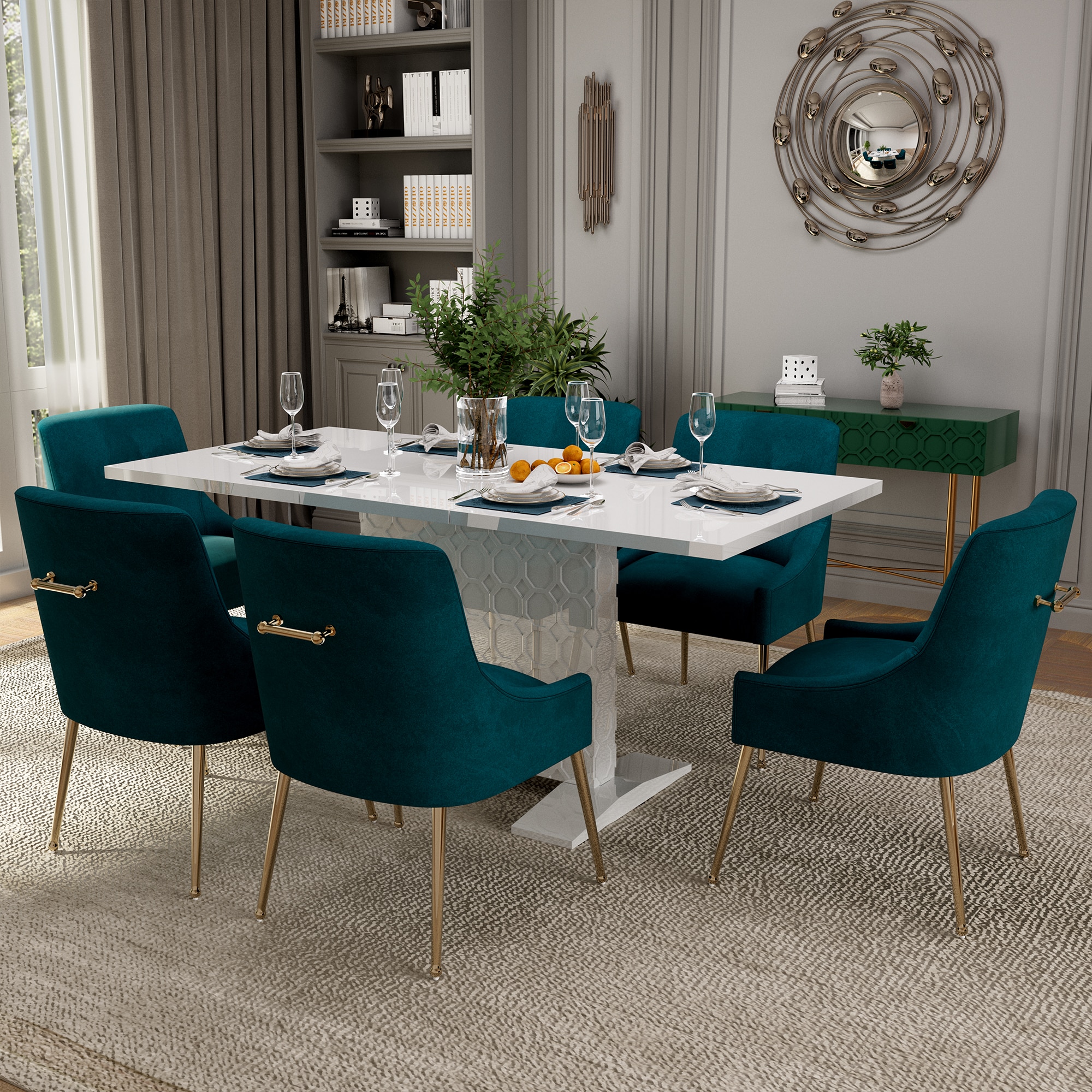 Clihome CL-ST1WH700LGR Dining-Sets - View #4
