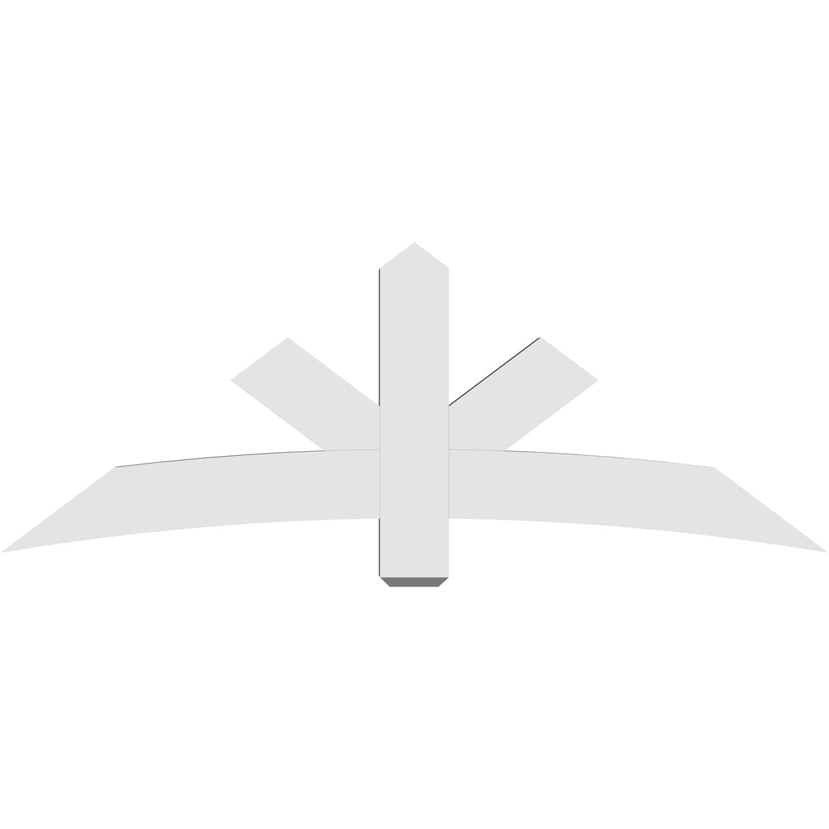 Ekena Millwork GBP072X27X0406ALB00 Exterior-Brackets-Braces - View #4