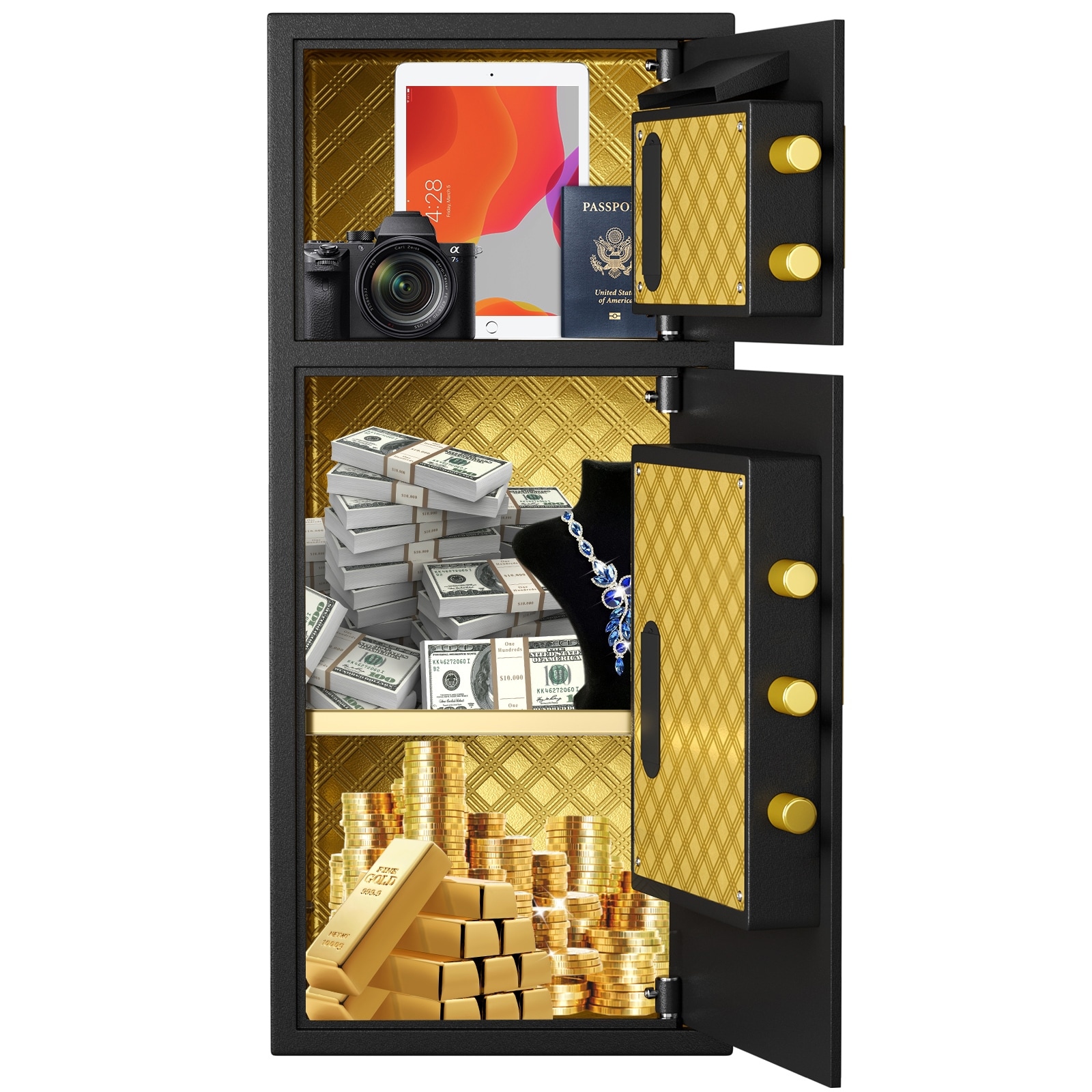 Dexmalle W1779P283322 Cash-Check-Safes - View #6
