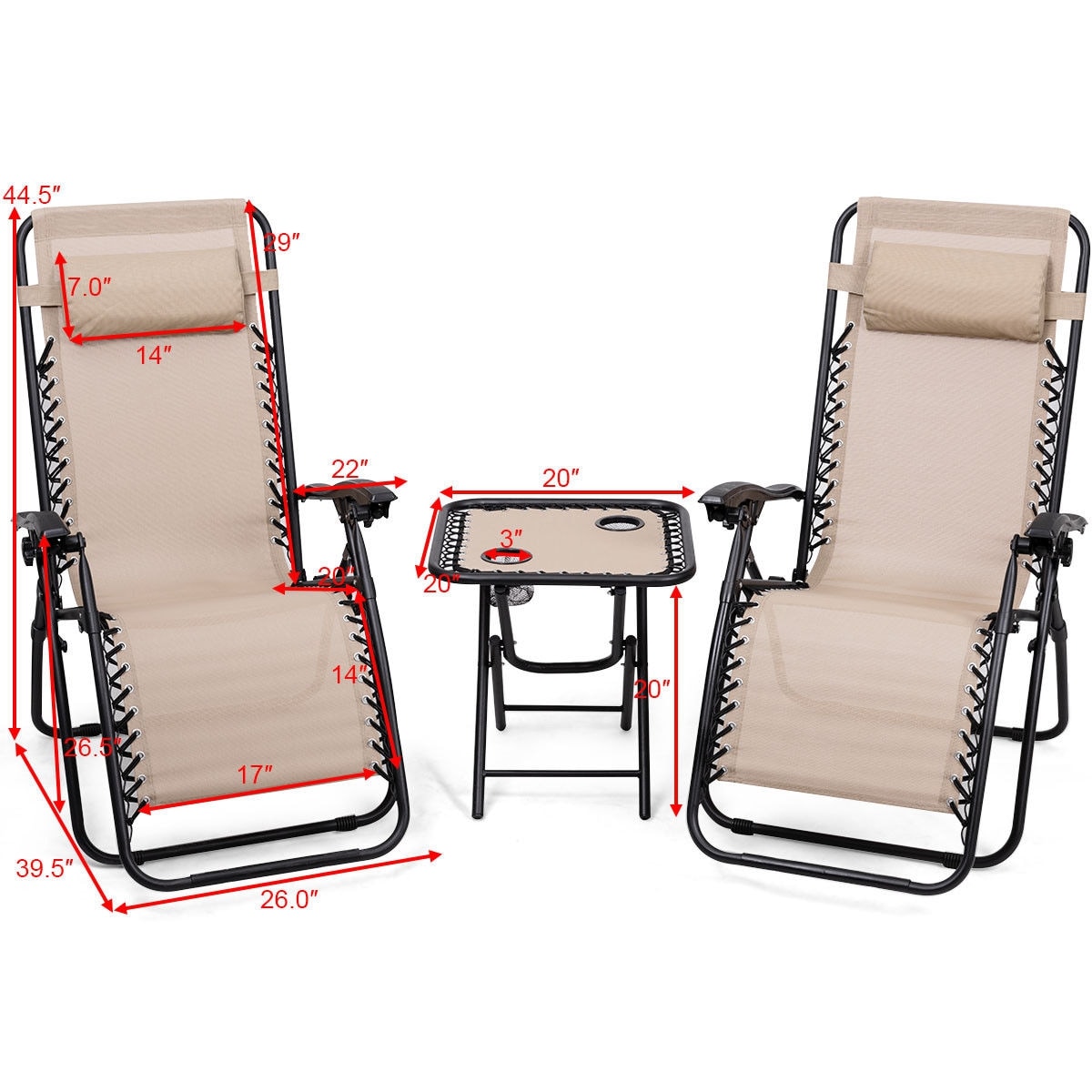 Costway CSHY001047 Chaises-Settees - View #4