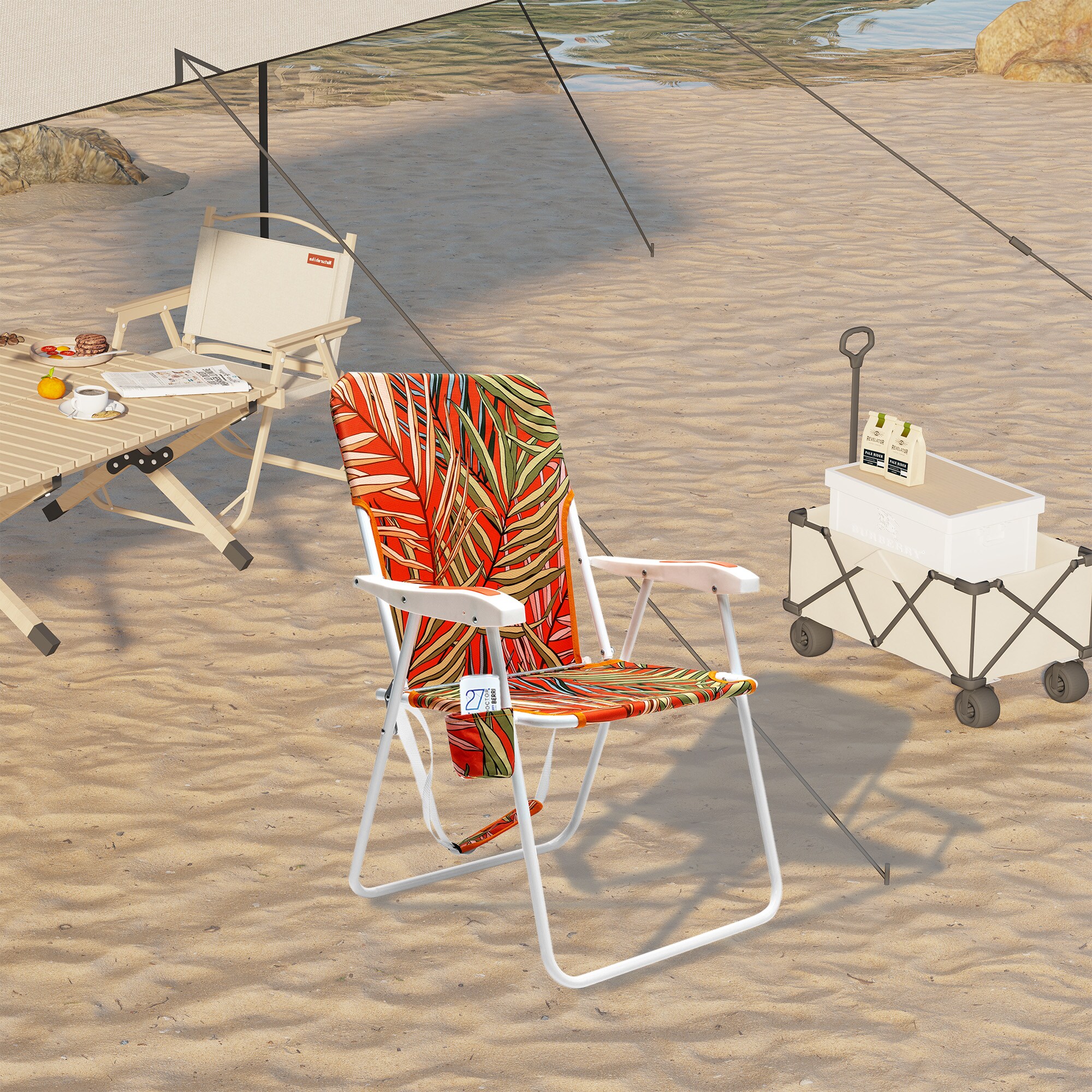 Clihome CL-BCAC1165XOG1 Beach-Camping-Chairs - View #3