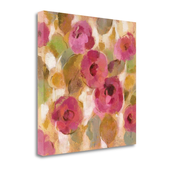 Tangletown Fine Art Floral 30-in H x 30-in W Floral Print on Canvas in ...