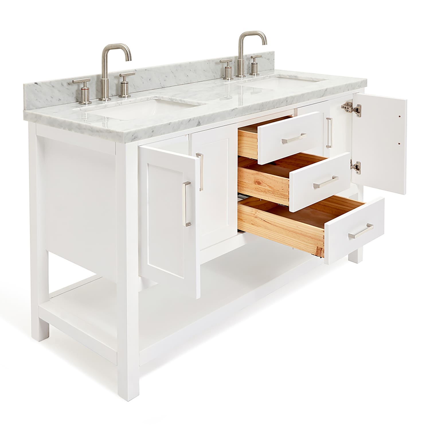 ARIEL S061DCWRVOWHT Bath-Vanity-Combo - View #5