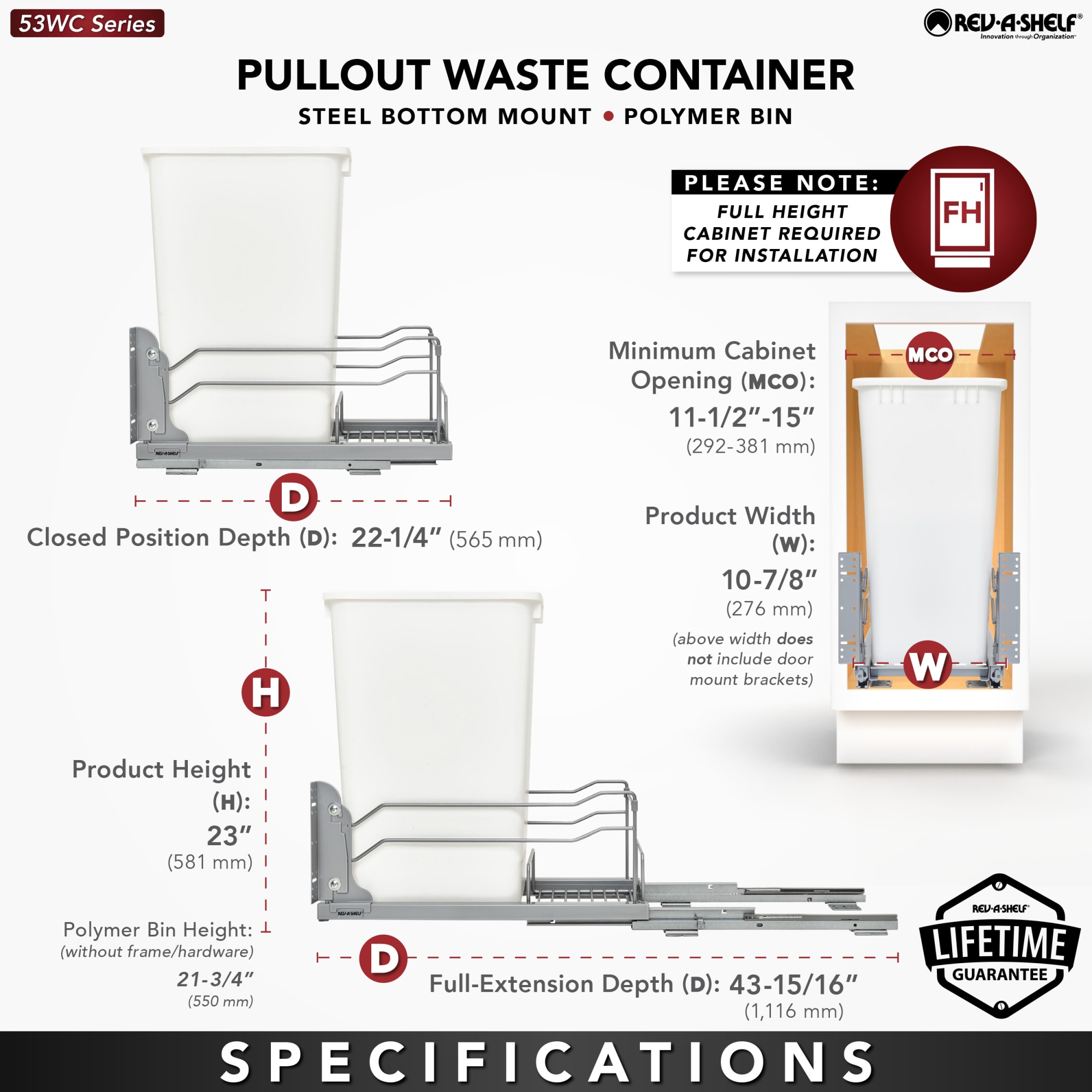 Rev-A-Shelf 239027 Pullout-Trash-Cans - View #4