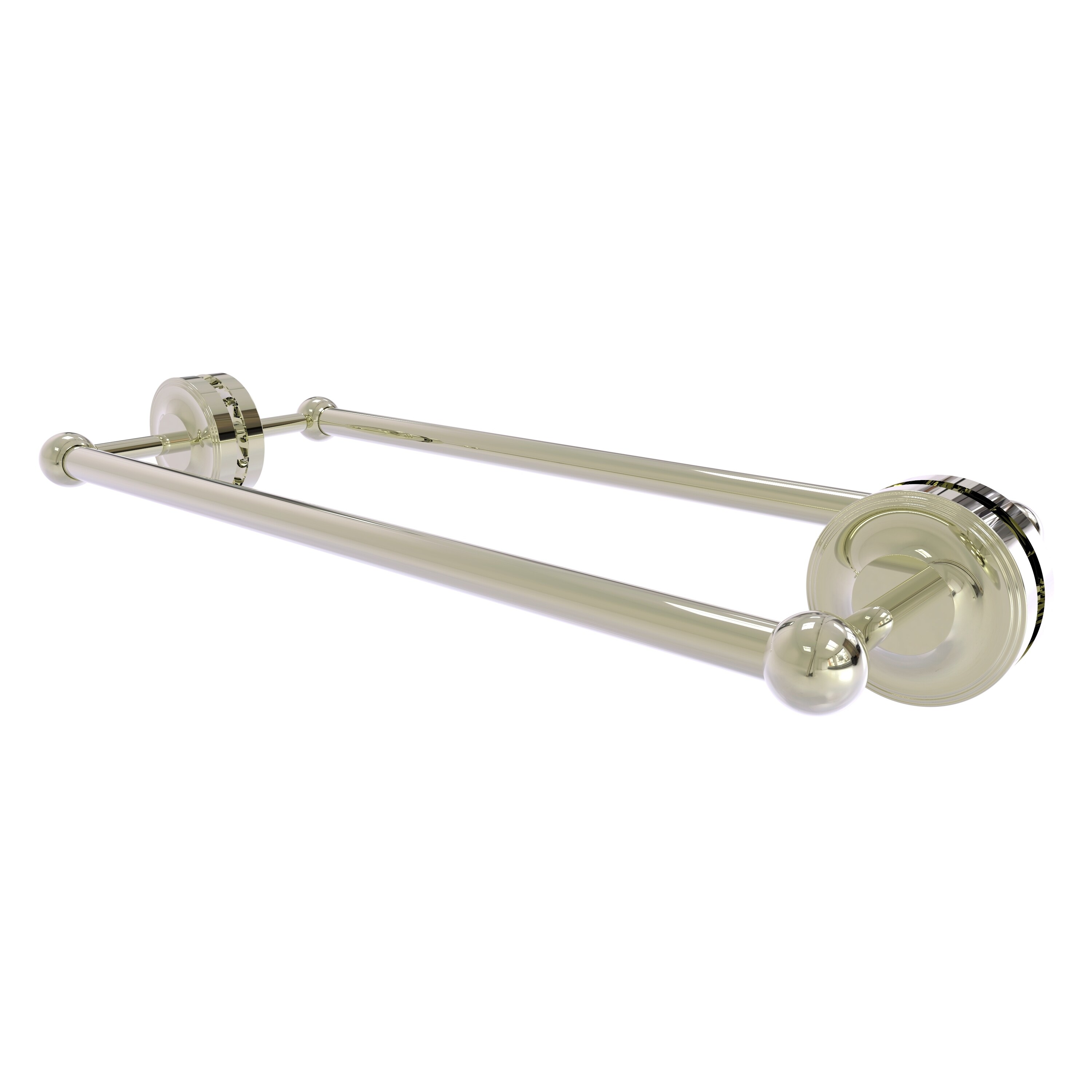 Allied Brass PR-41-BB-18-PNI Prestige Regal 18-in double Polished Nickel Wall mount Double Towel Bar