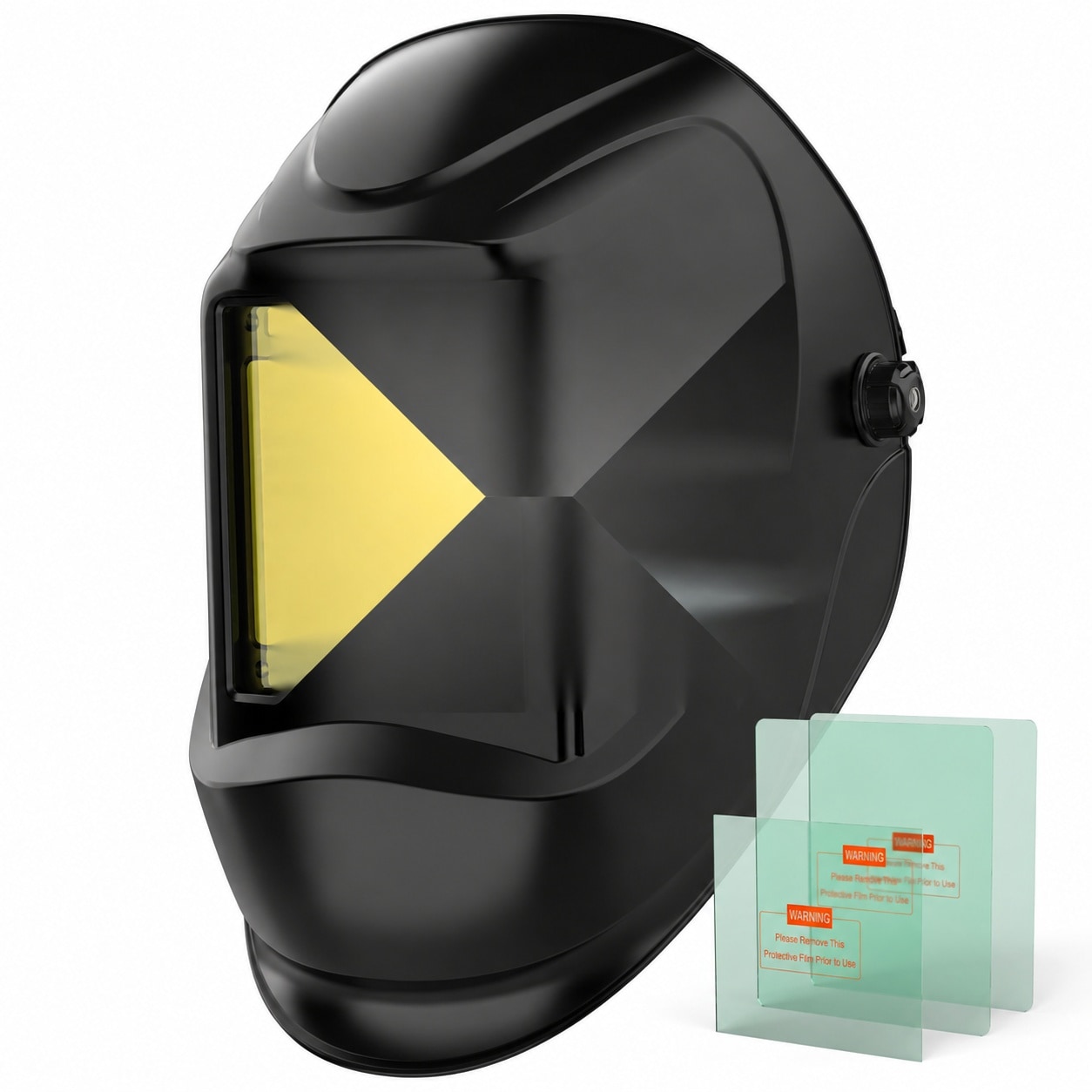 Vrbgify Large View Auto Darkening Welding Helmet with 4 Arc Sensors and ...
