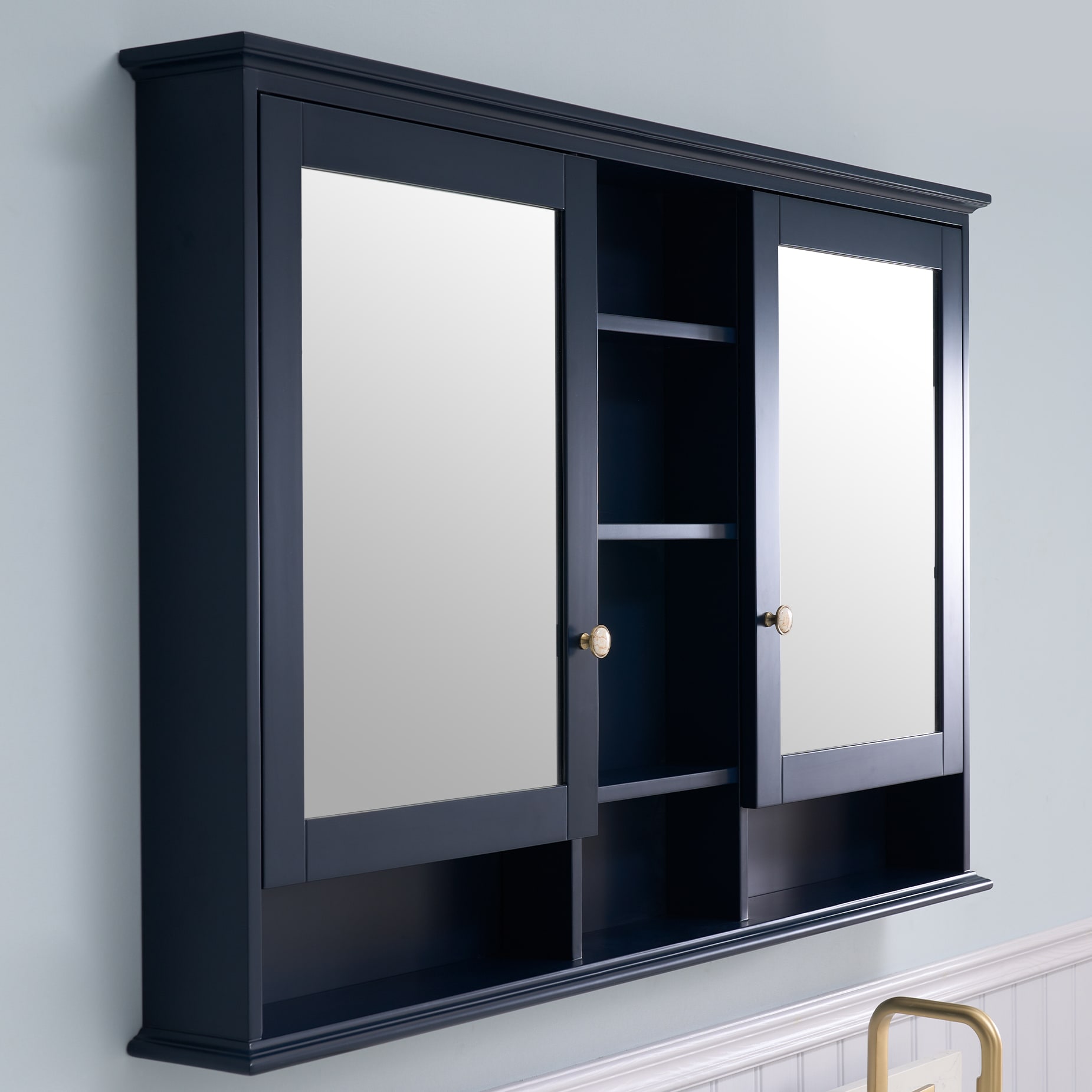 LIVIZA UCJ-WMC55YS1NB Bathroom-Medicine-Cabinets - View #4