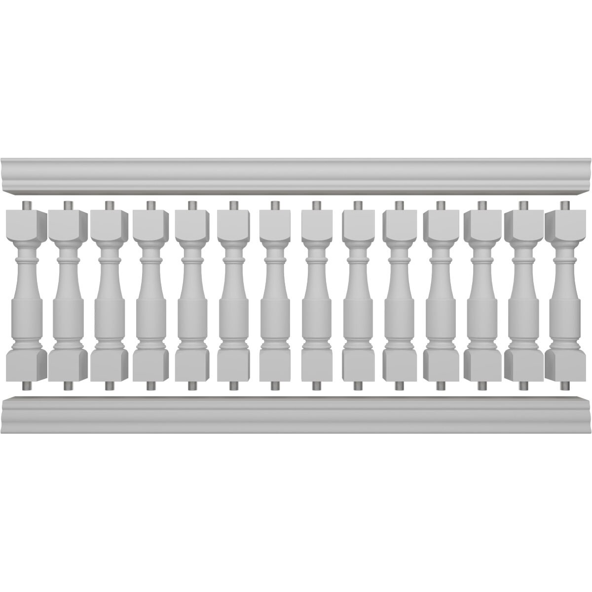 Ekena Millwork BALK42X096HMA railings - View #5