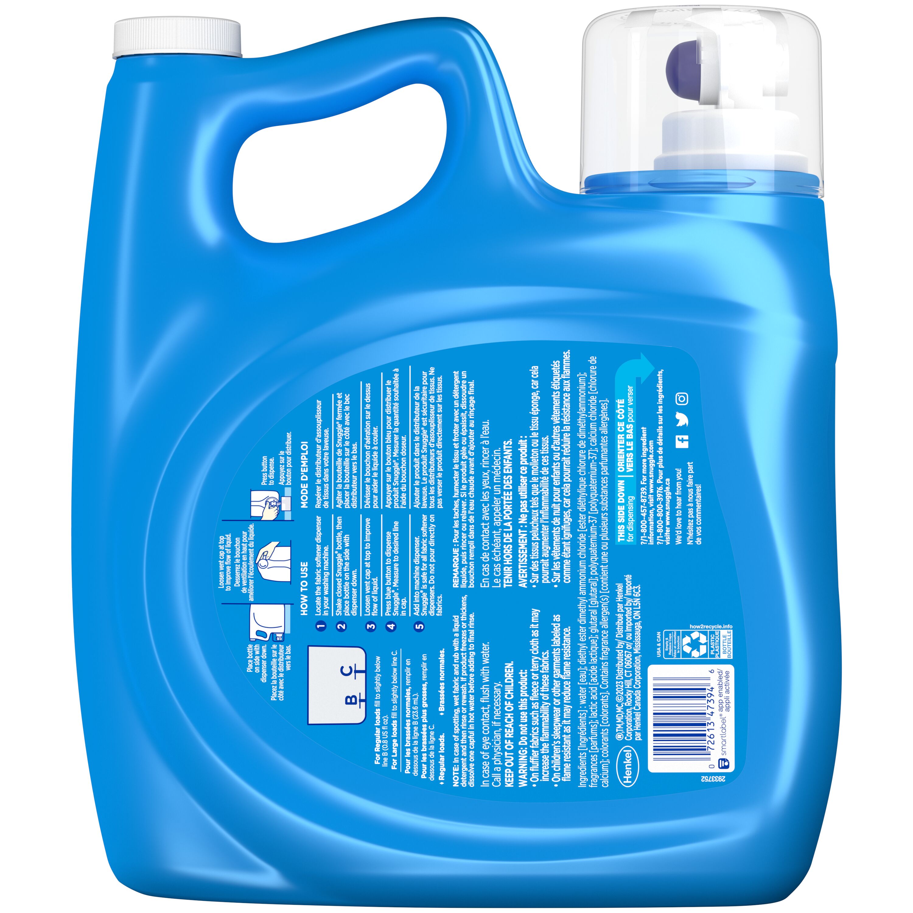 Snuggle 145-fl Oz Fabric Softener Liquid In The Fabric Softeners ...