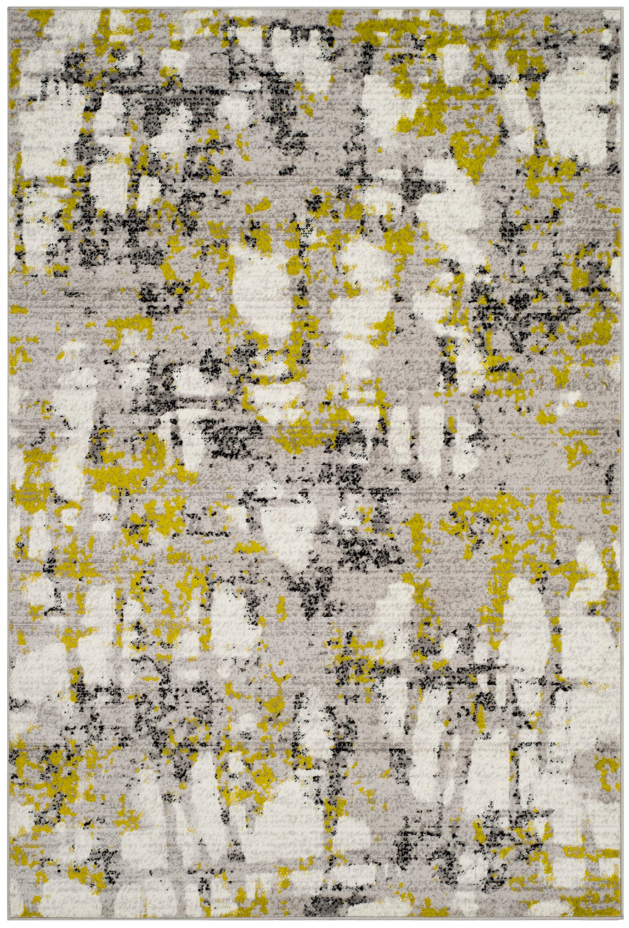 Safavieh SKY193G-5 Skyler Zinca 5 x 8 (ft) Loomed Polypropylene Gray/Green Rectangular Indoor Abstract Area rug
