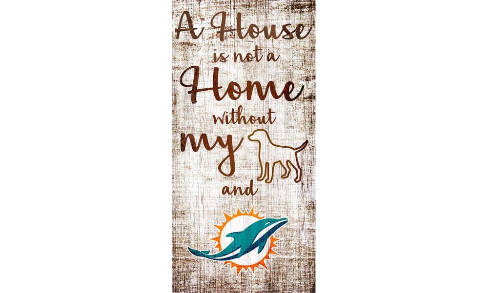 Miami Dolphins 16'' Team Color Logo Cutout