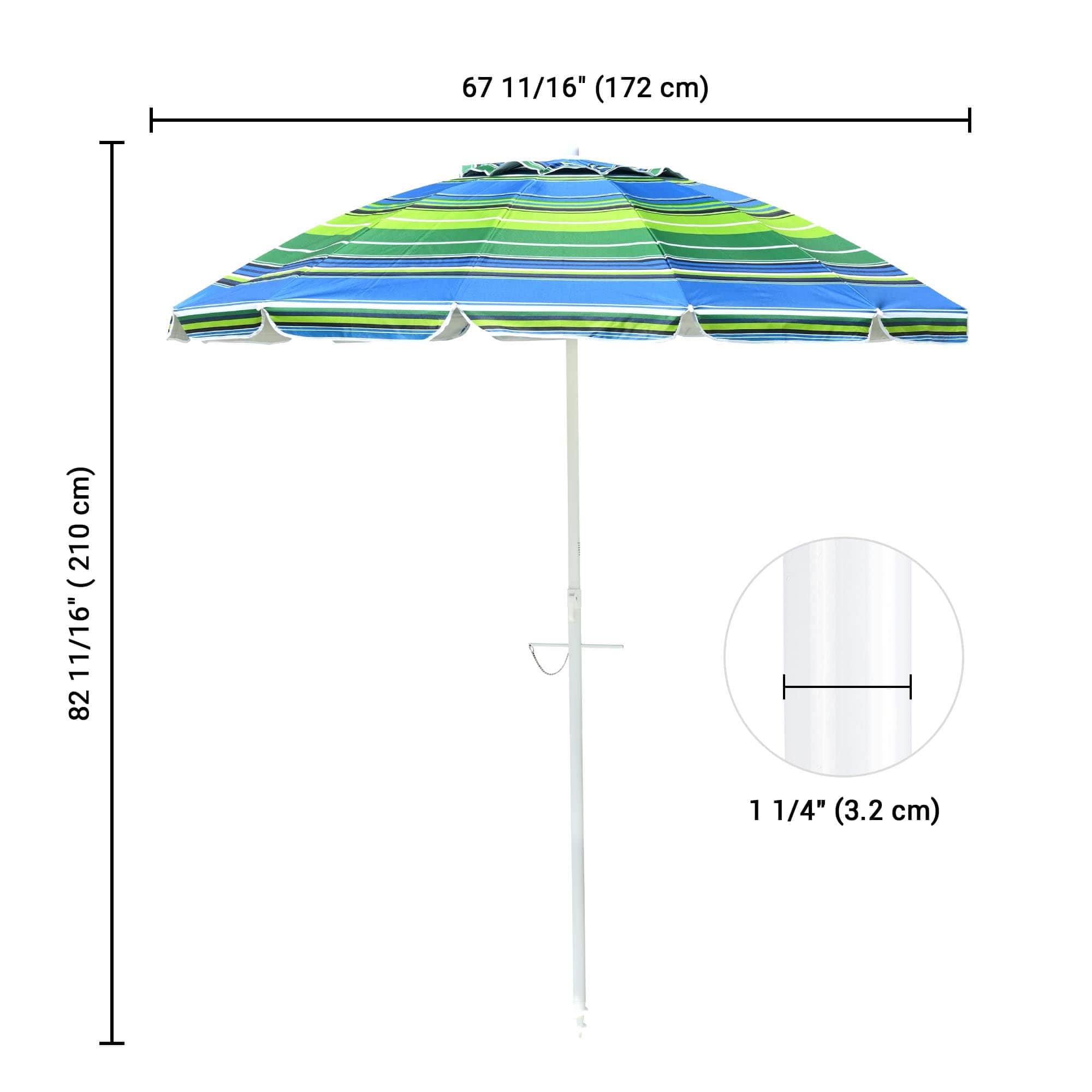 Yescom 07UMB050-7FT-STP-LO Umbrellas-2 - View #6