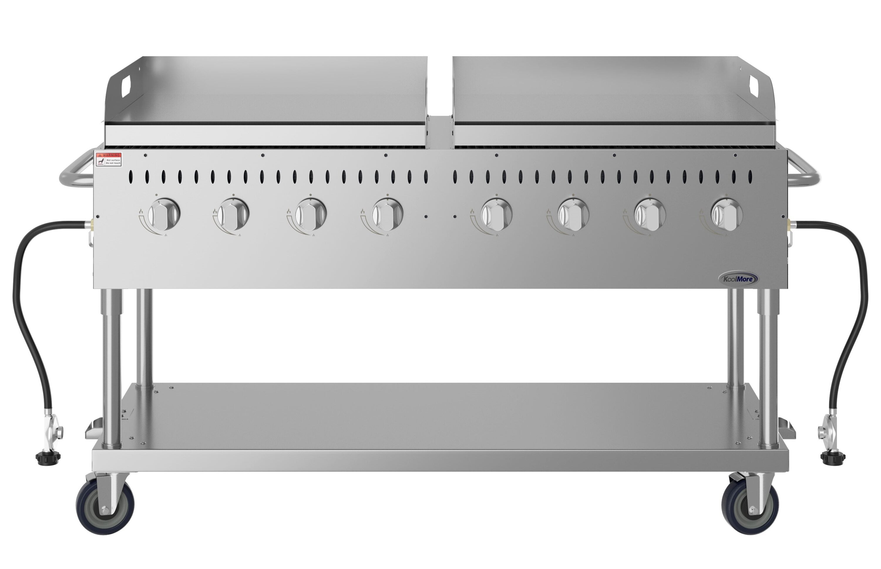 KoolMore LOW-CGKIT6-G30G30 Stainless Steel Liquid Propane Gas Grill