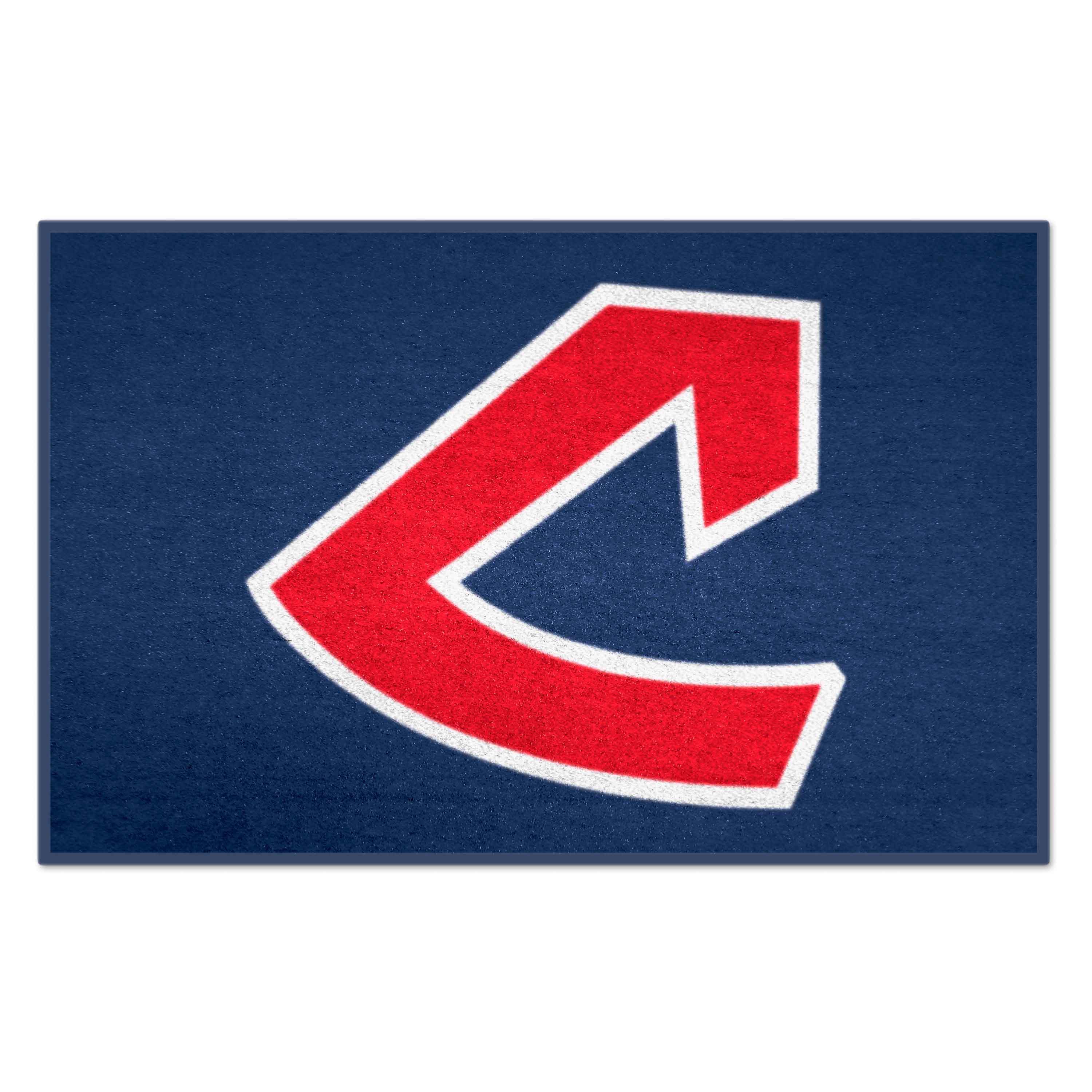 FANMATS 2035 MLB Retro Starter Mat 2 x 3 (ft) Tufted Nylon Navy Rectangular Indoor Throw rug