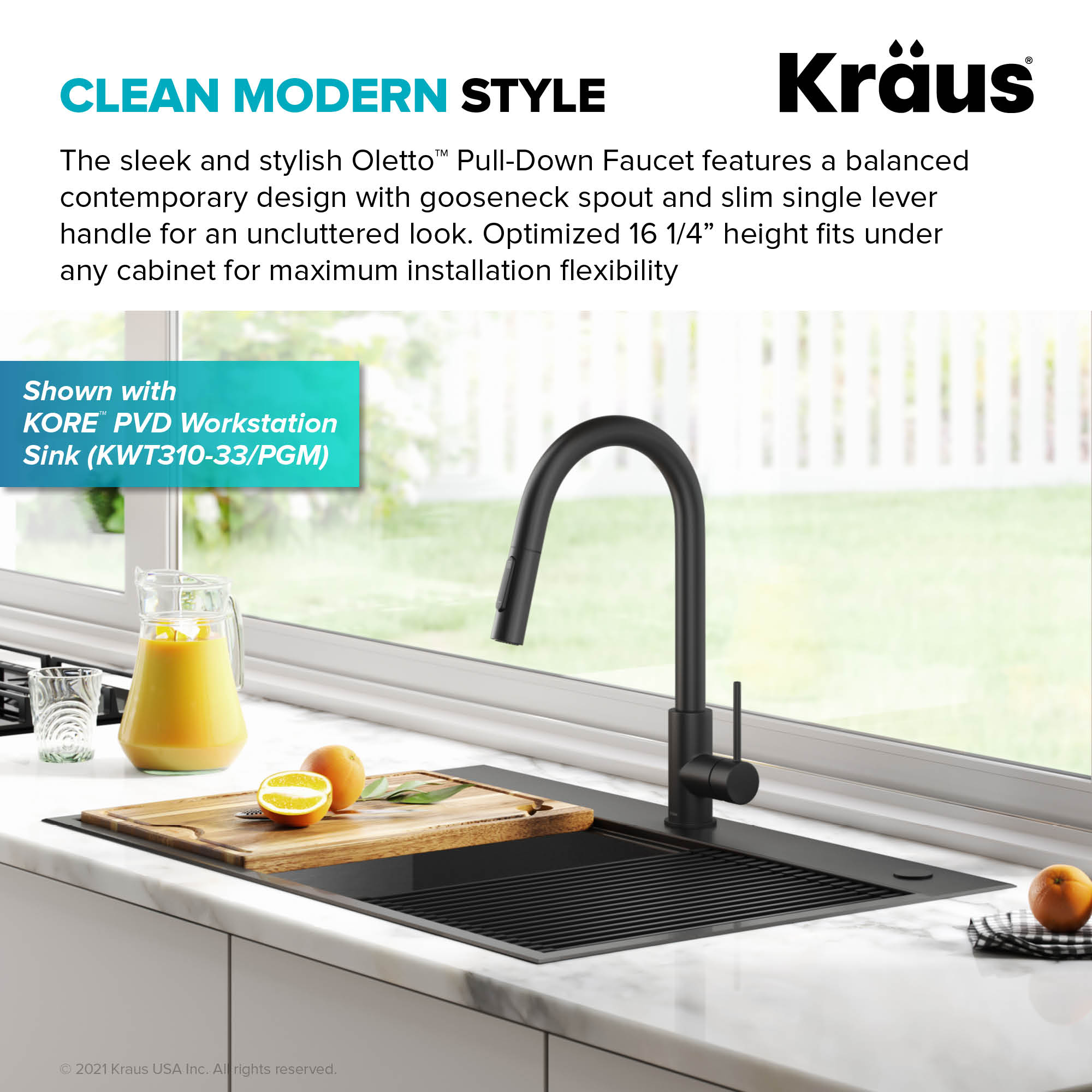 Kraus KPF-3104MB Kitchen-Faucets - View #5