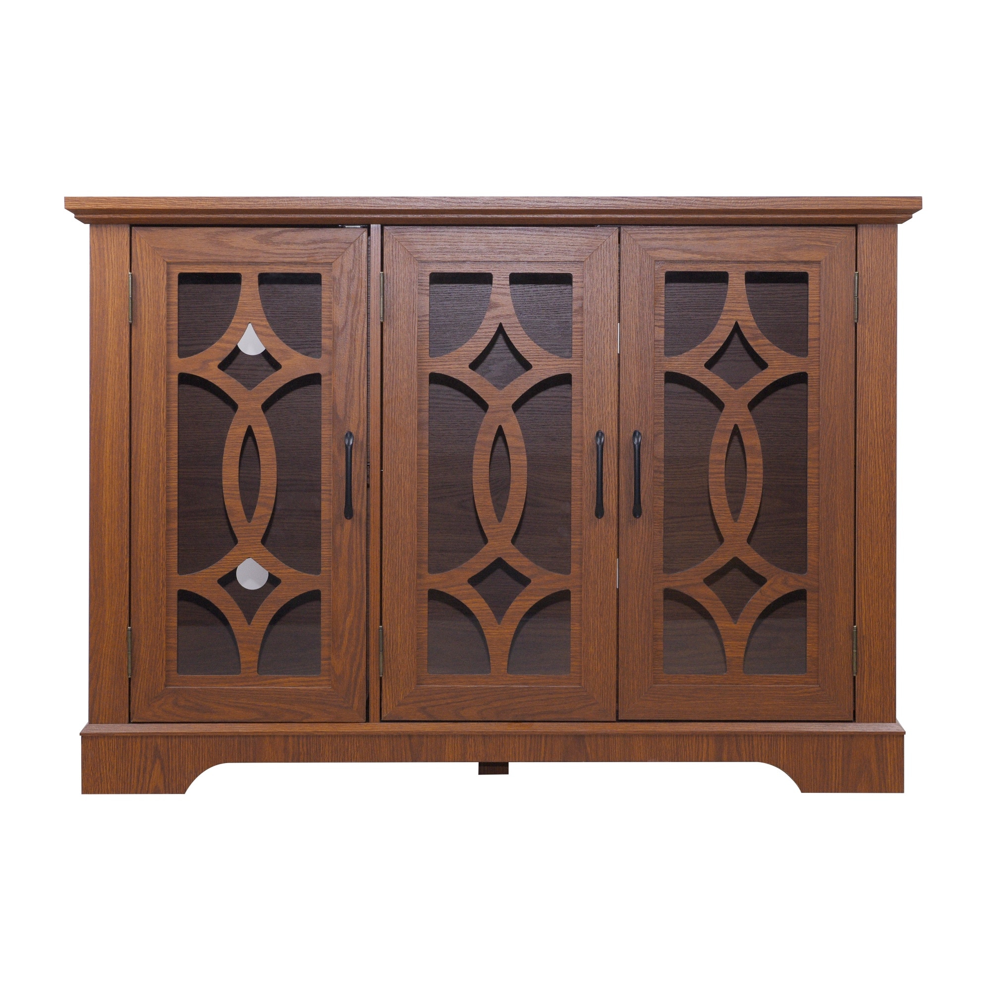 Bybafun - Rustic Dark Oak Sideboard