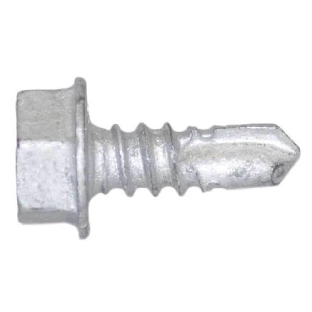 Teks  Self-Drilling Screw #10 x 1/2 in Climaseal Steel Flange Hex Head External Hex Drive 500 PK