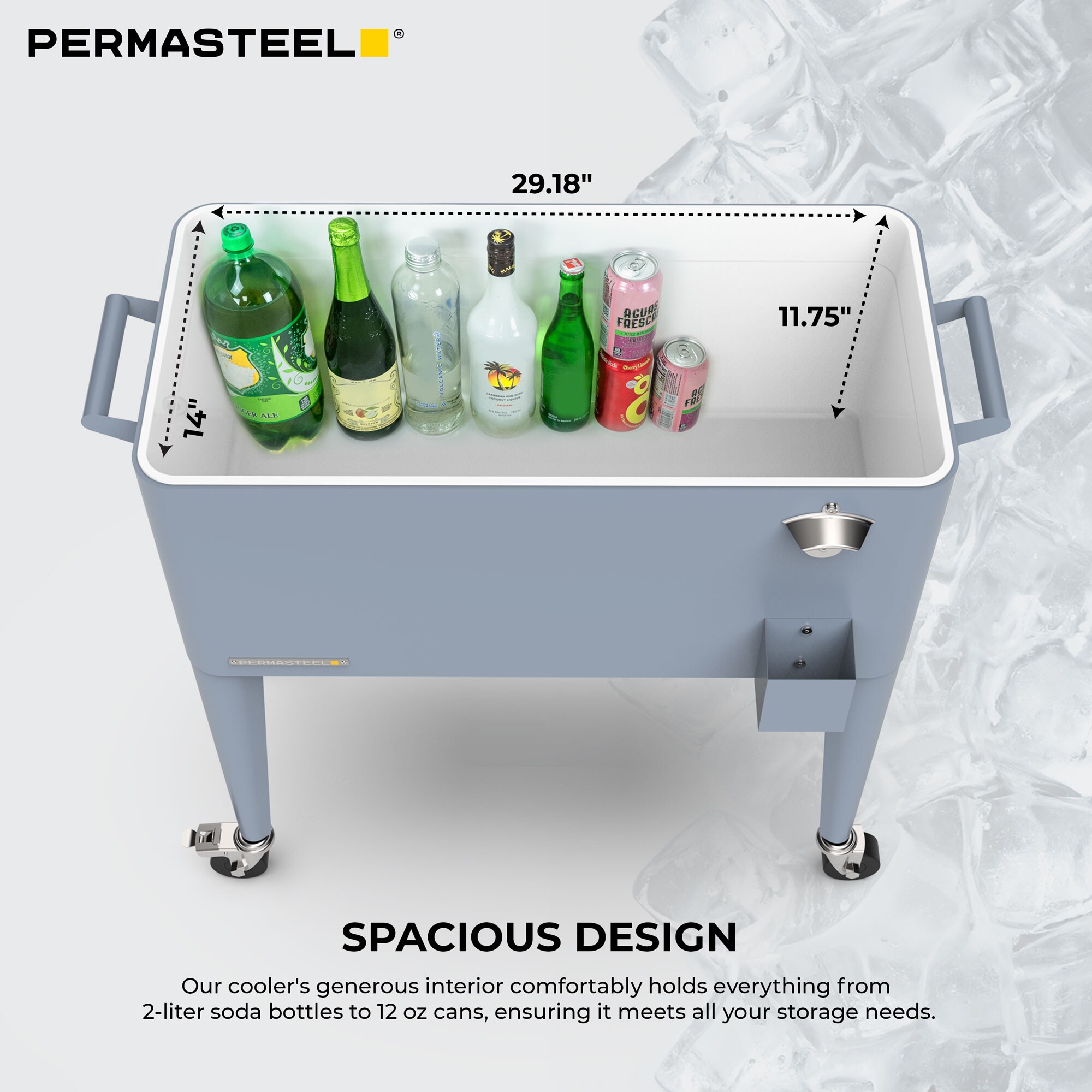 Permasteel PS-203 BLUE Beverage-Coolers - View #8