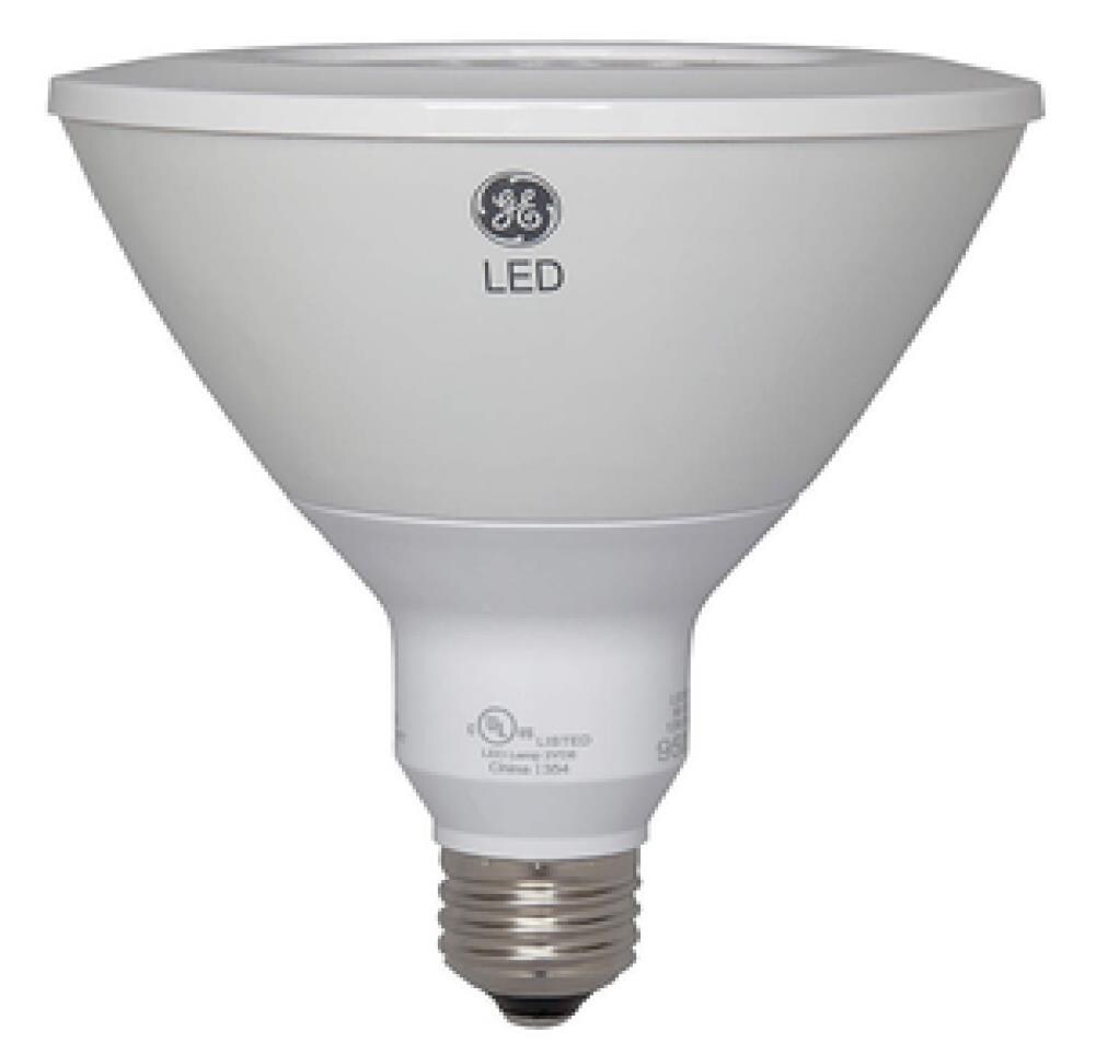 GE LED 3-Watt EQ LED Par38 Bright White Dimmable Flood Light Bulb in ...