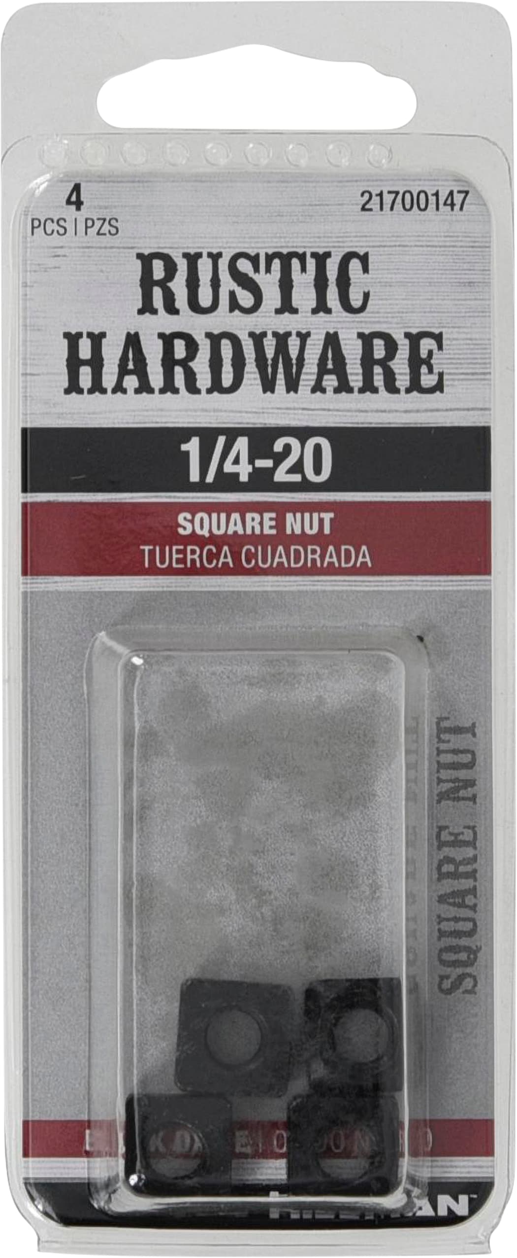 Hillman 21700147 1/4-20 Square Nut
