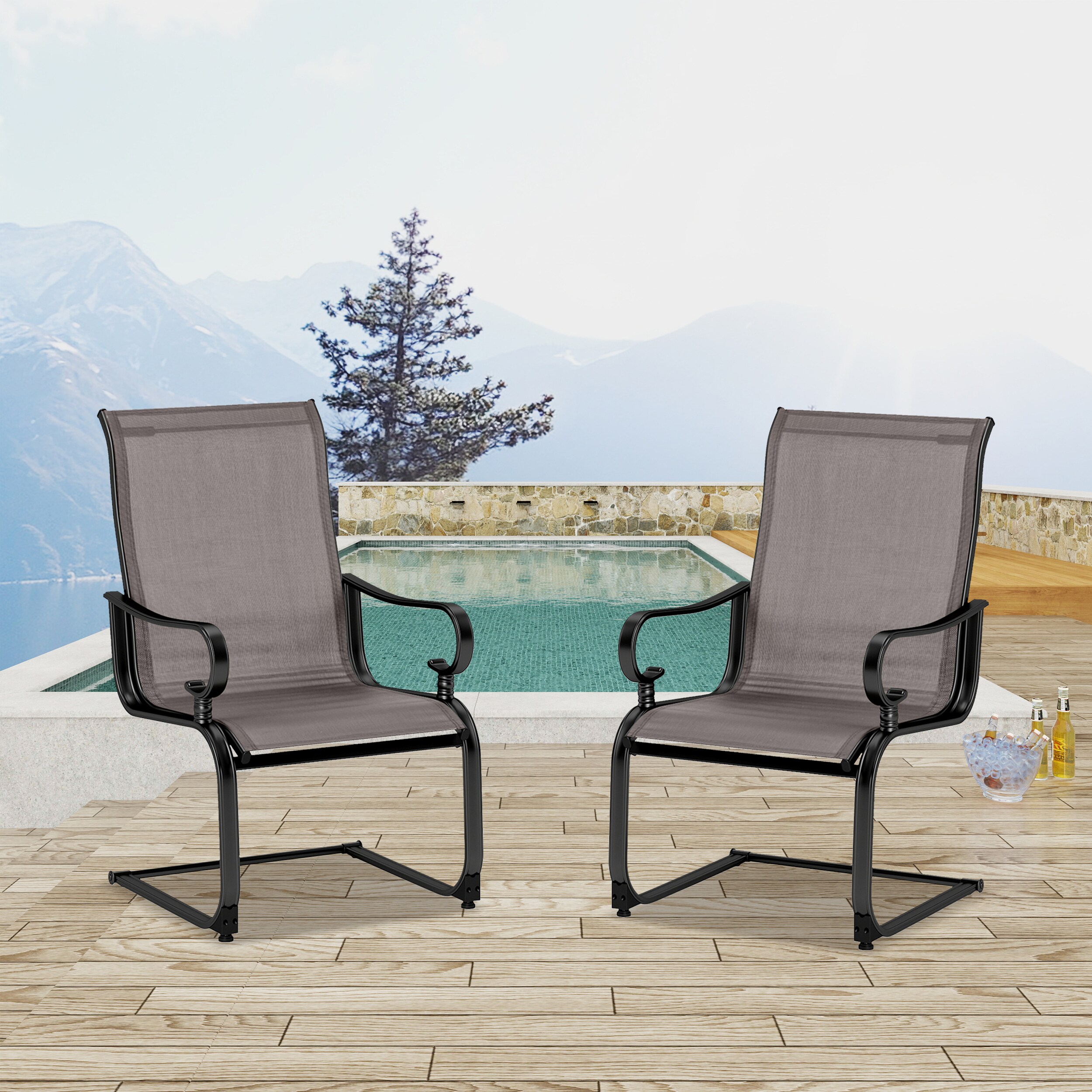 LIVIZA TDS11995GR-2 Patio-Chairs - View #2
